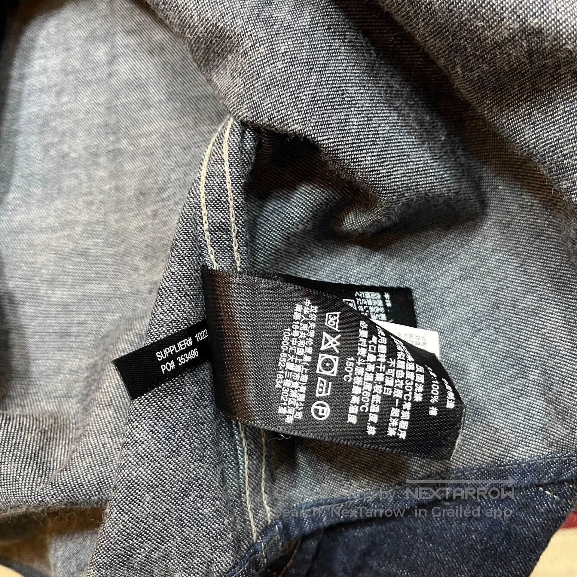 RRL Ralph Lauren rrl denim long sleeve shirt by ralph lauren. Size US S / EU 44-46 / 1 - 8 Thumbnail
