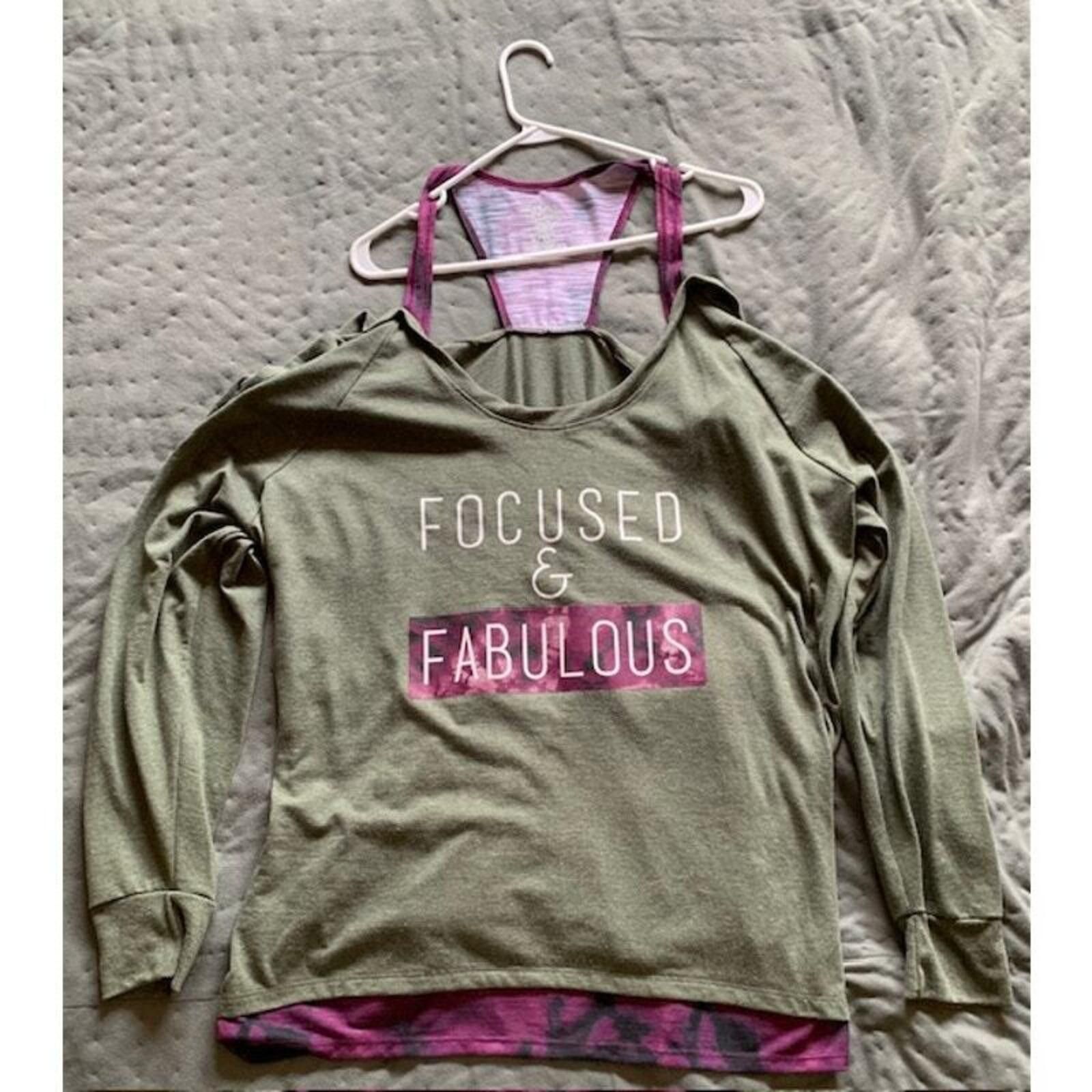 Fruit Of The Loom Fit for Me, 4X(26W-28W) Women's Yoga/Workout Shirt Size M / US 6-8 / IT 42-44 - 1 Thumbnail