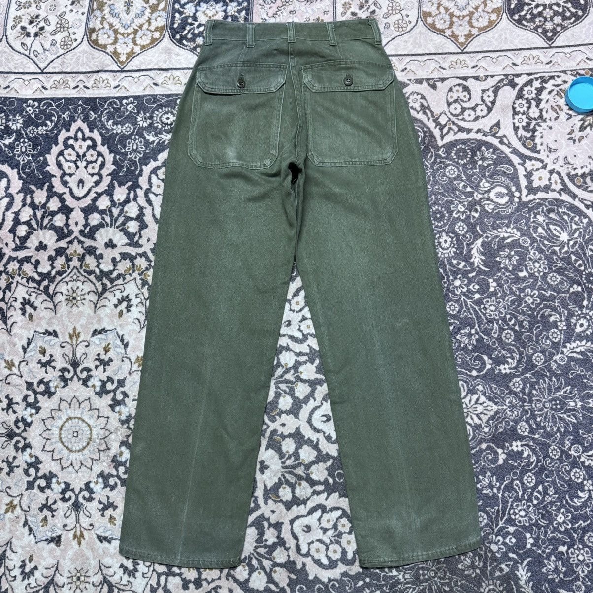 Vintage Vintage US Army OG107 Poplin Fatigue Pants Namwar Size US 28 / EU 44 - 15 Thumbnail