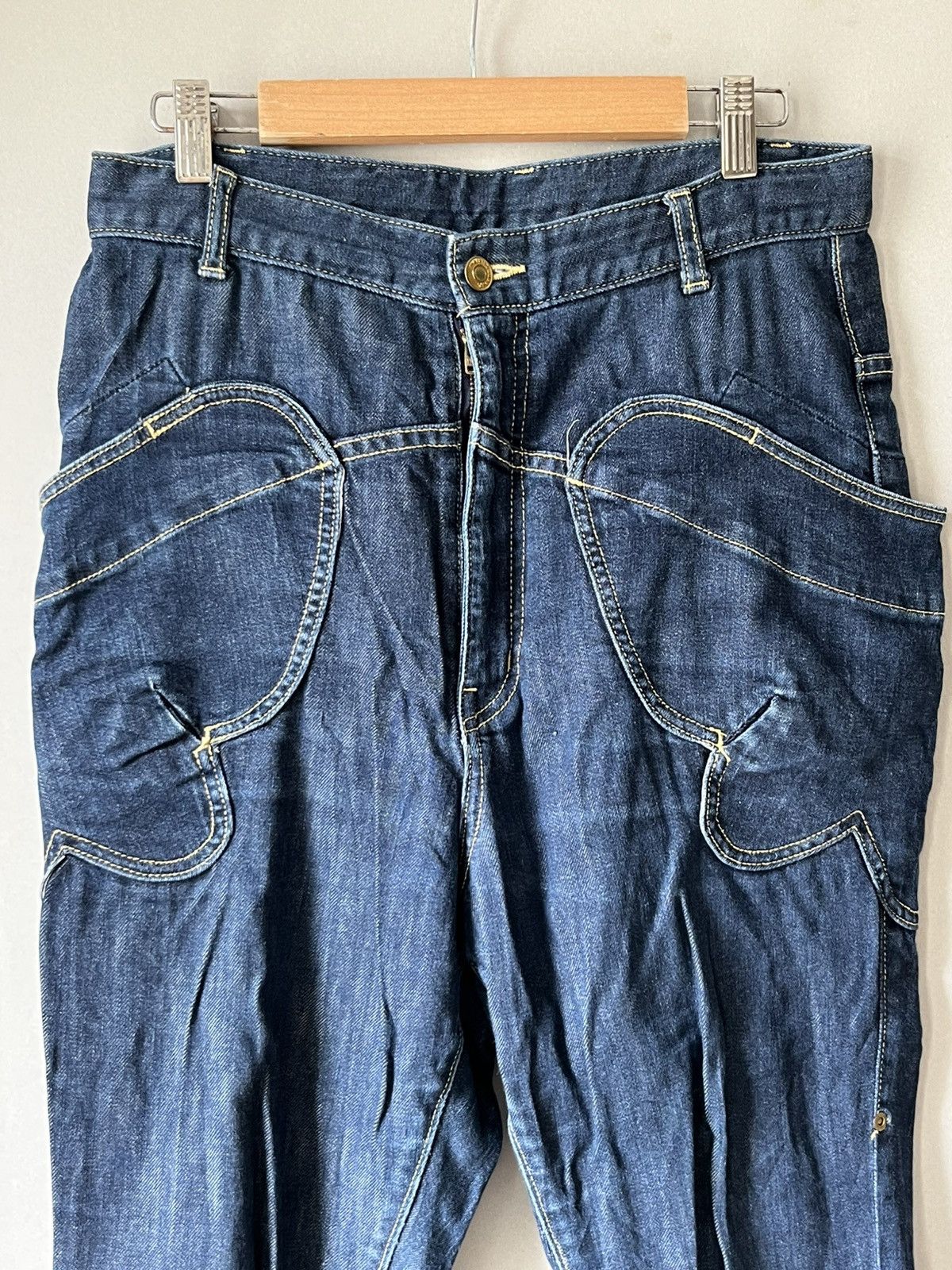 mercibeaucoup Mercibeaucoup by Issey Miyake drop crotch denim Jeans Size US 30 / EU 46 - 6 Thumbnail