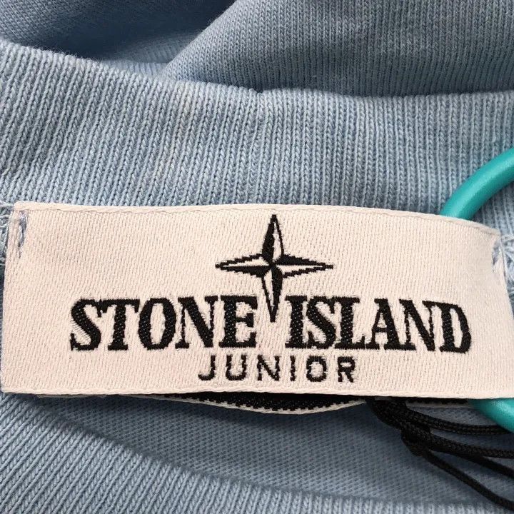 Stone Island Stone Island Kids Blue Logo TShirt -2506 Size US M / EU 48-50 / 2 - 2 Thumbnail