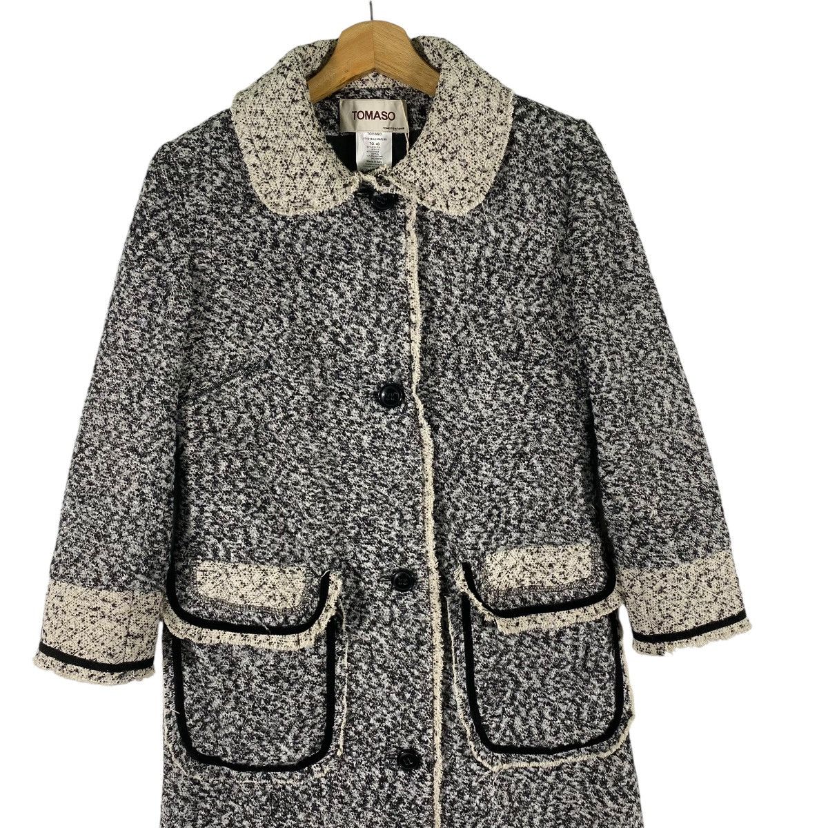 Vintage Vintage Tomaso Stefanelli Long Jacket Size 40 Grey Colour Size S / US 4 / IT 40 - 4 Thumbnail