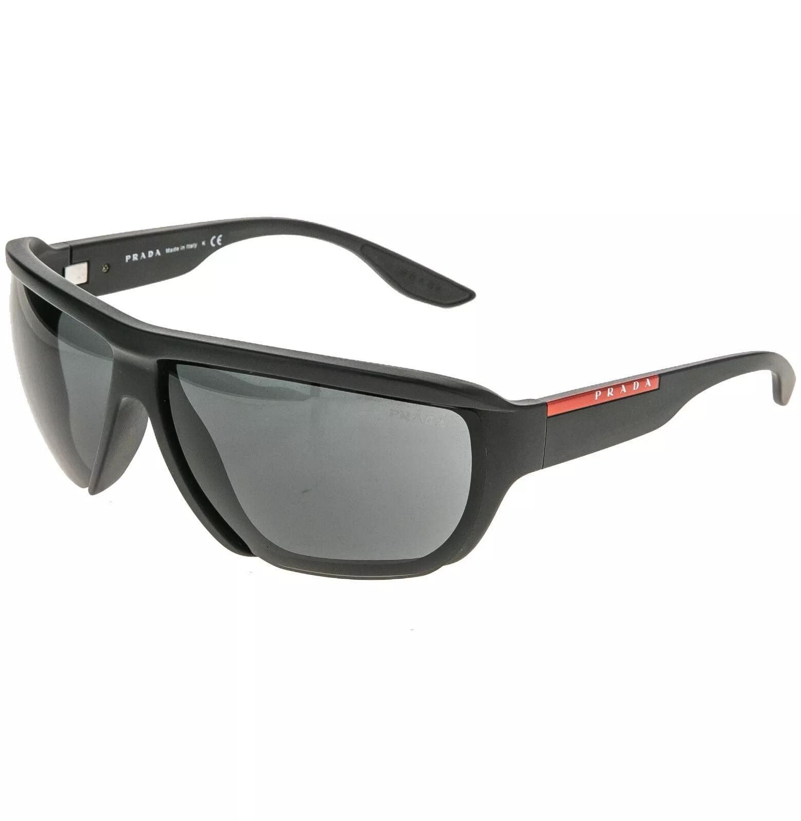 Prada PRADA 09V Linea Rossa Sport Nylon Sunglasses Black PS09VS Size ONE SIZE - 10 Thumbnail