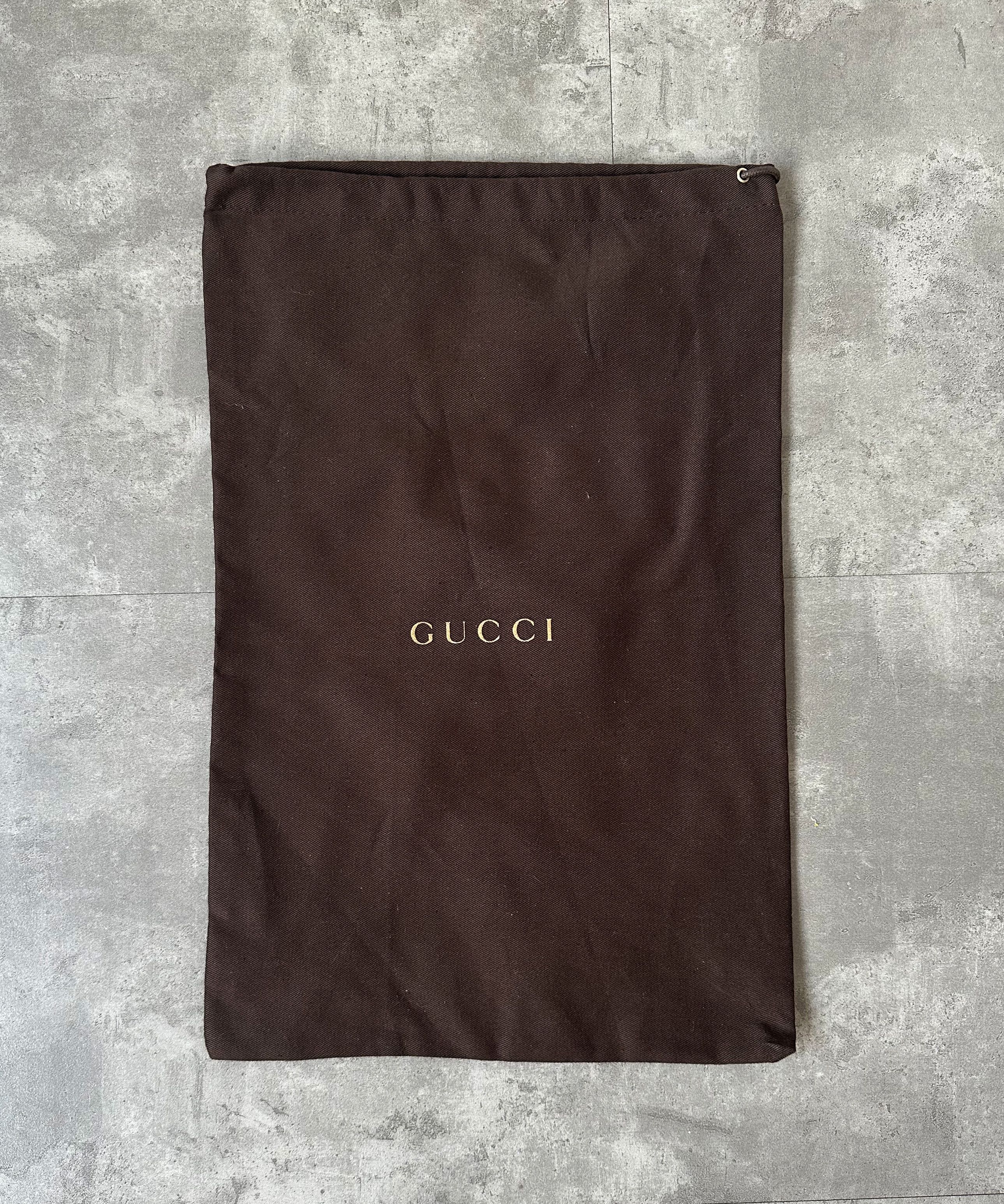 Gucci GUCCI Dust Bag Logo Brown GG Drawstring Size ONE SIZE - 2 Thumbnail