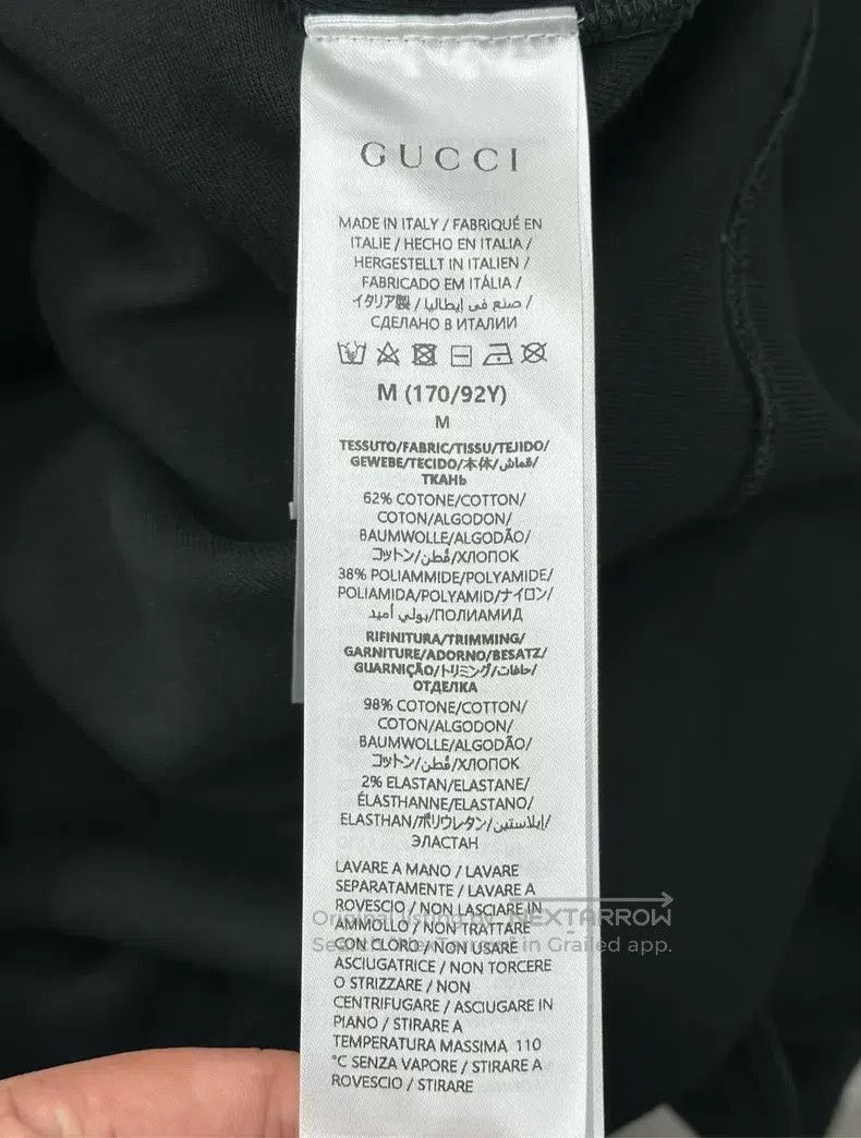 Gucci Gucci Black embroidered logo long-sleeved sweatshirt Size US M / EU 48-50 / 2 - 4 Thumbnail