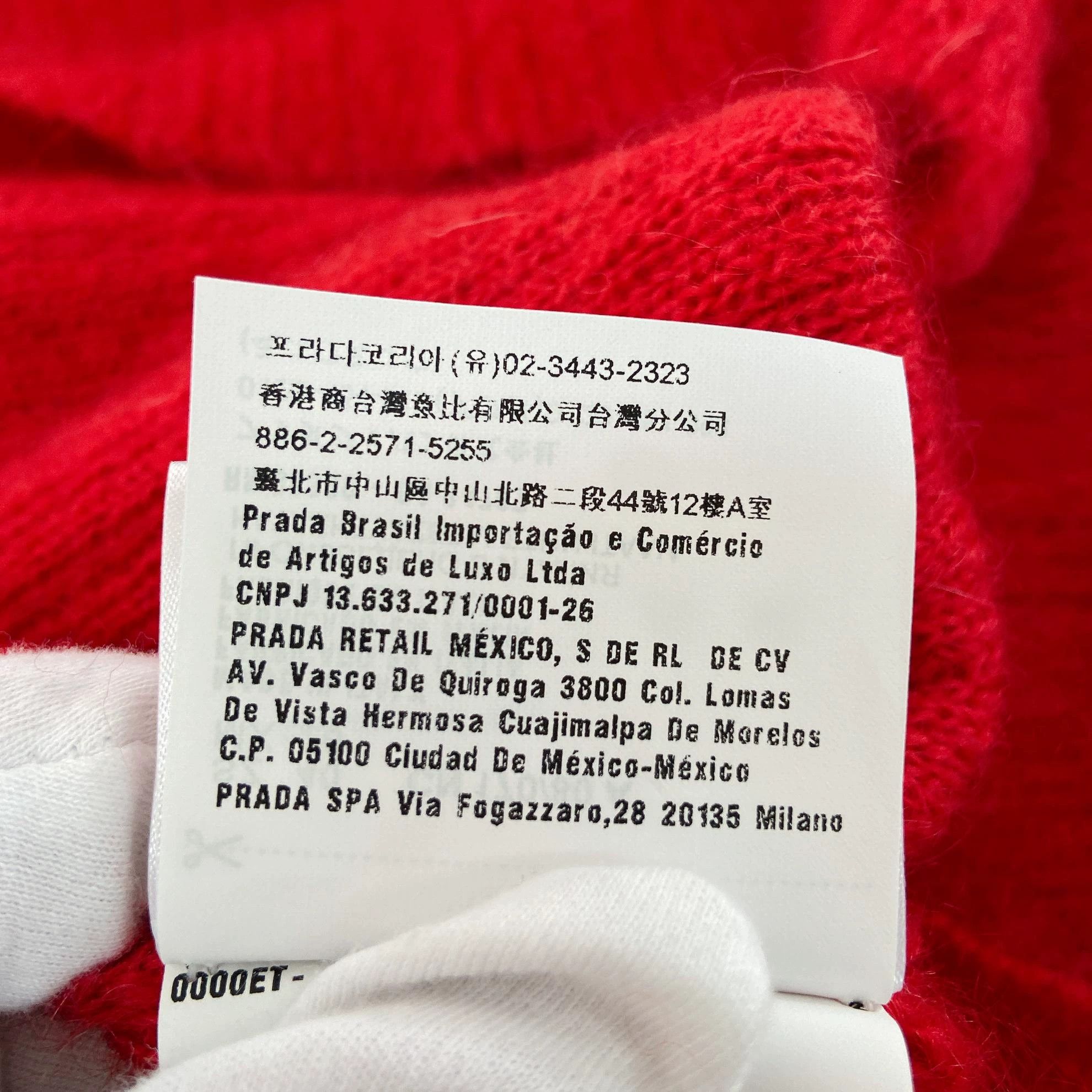 Miu Miu MIU MIU Red Knit Top 40 Size S / US 4 / IT 40 - 8 Thumbnail