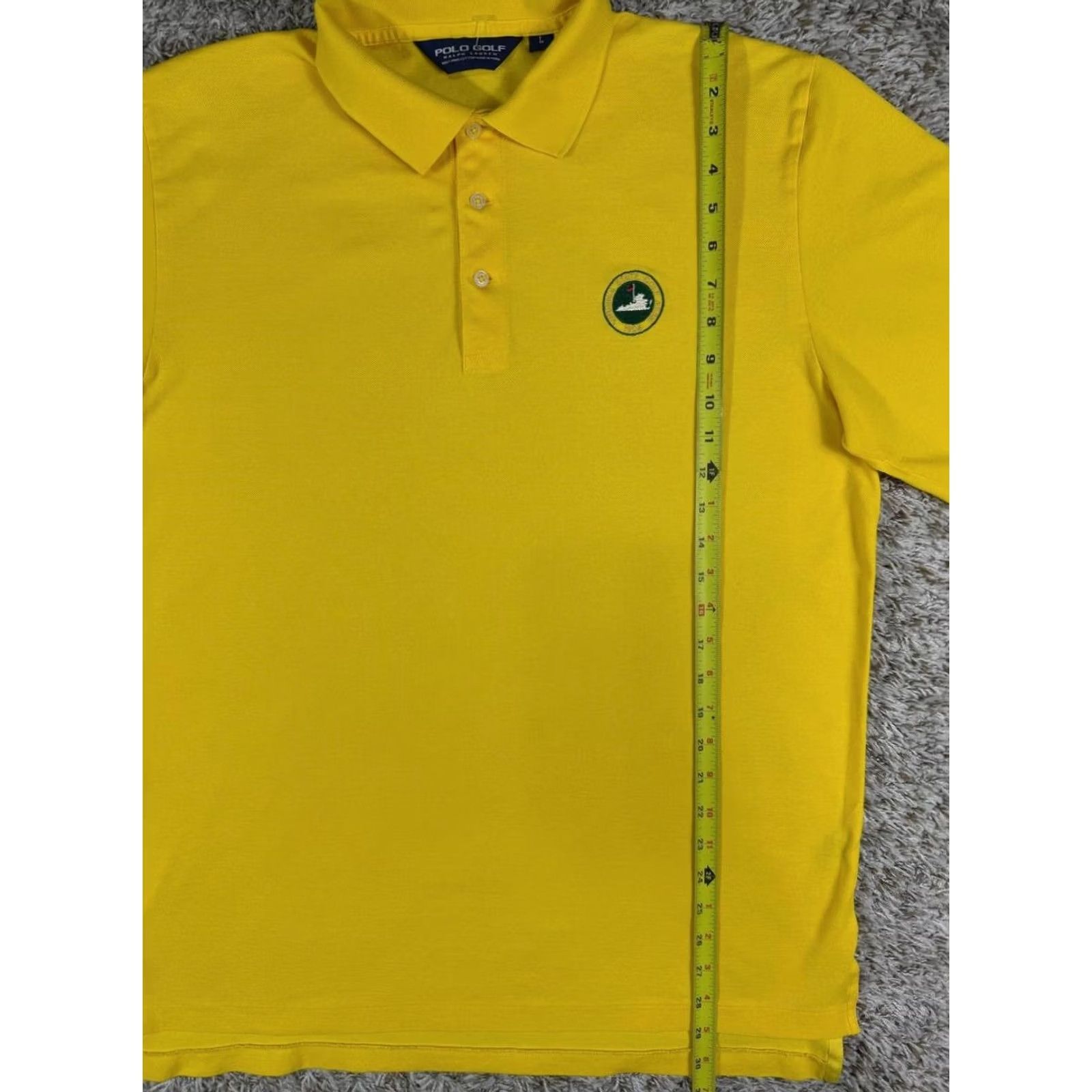 Polo Ralph Lauren Polo Ralph Lauren Polo Golf Virginia State Golf Assn Yellow Shirt Men's Large Size US L / EU 52-54 / 3 - 5 Thumbnail