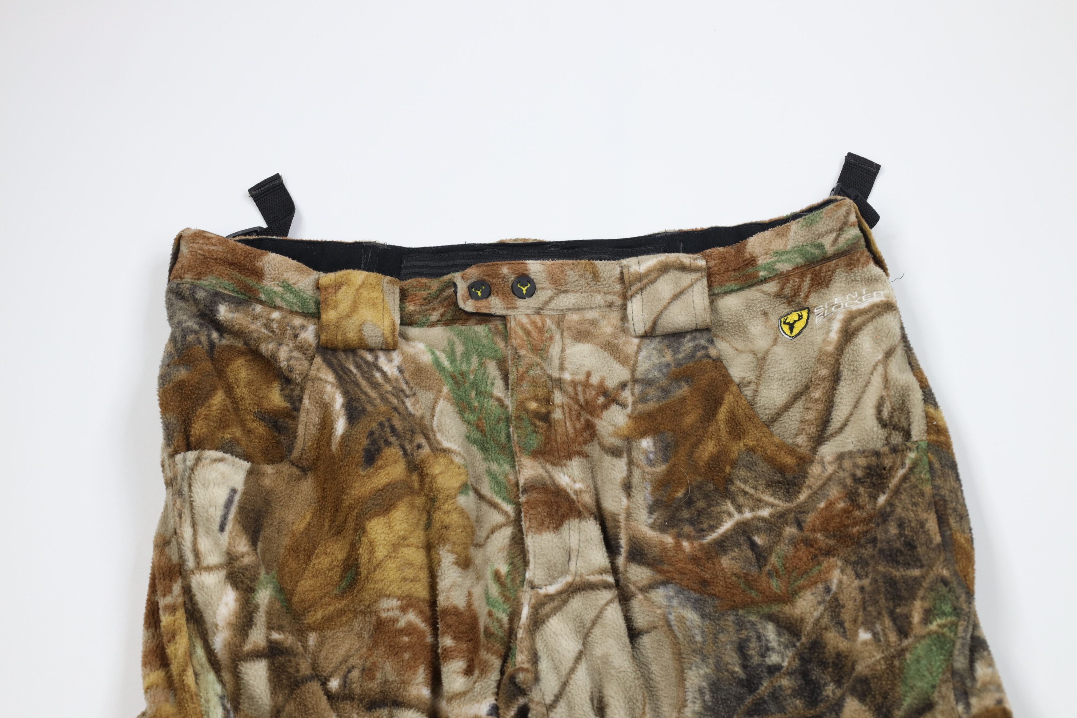 Vintage Vintage Scentblocker Camouflage Fleece Wide Leg Cargo Pants Size US 36 / EU 52 - 2 Thumbnail