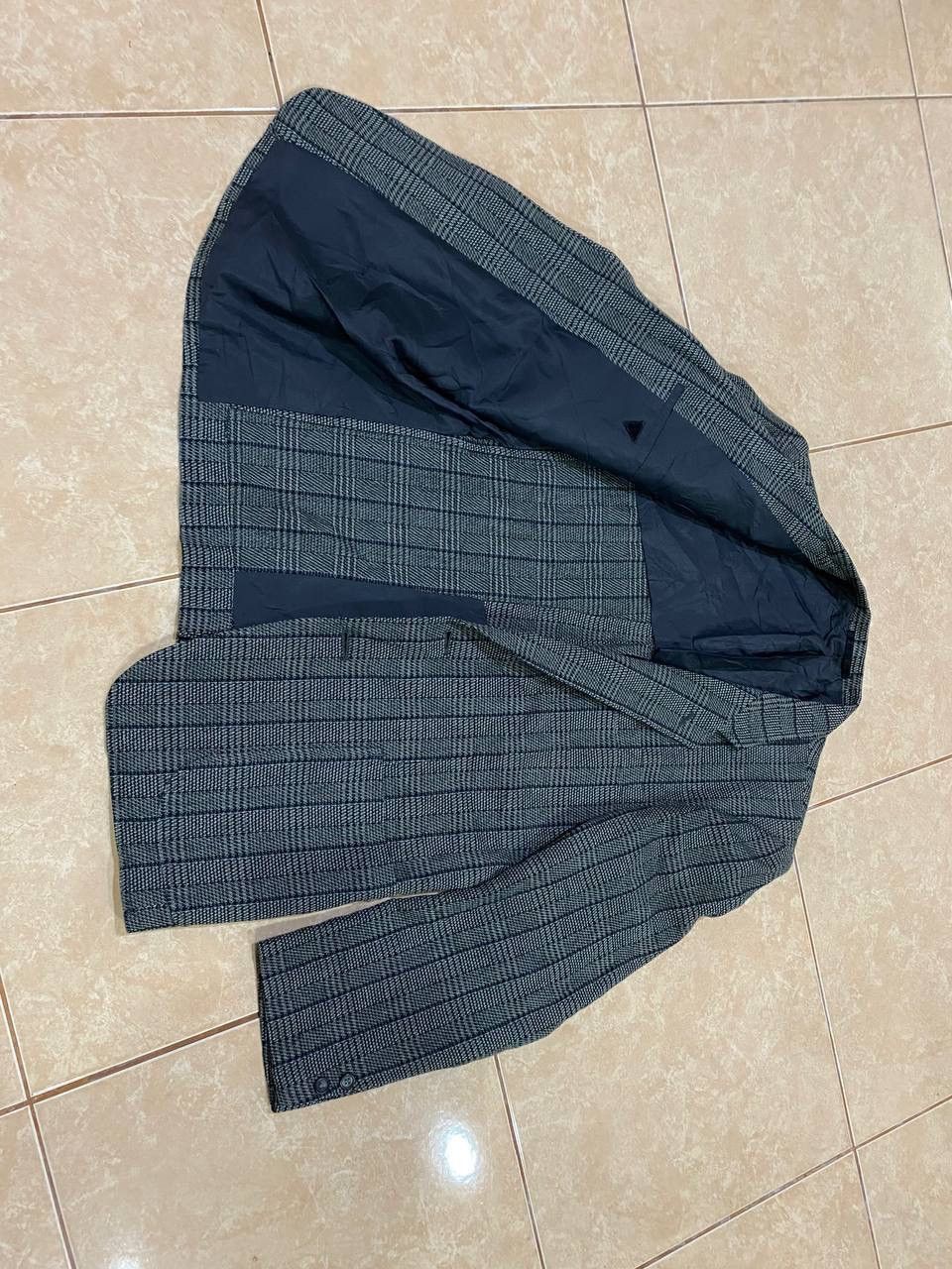 Japanese Brand × Vintage Vintage Blue Hills Checker Blazer Size US M / EU 48-50 / 2 - 9 Thumbnail