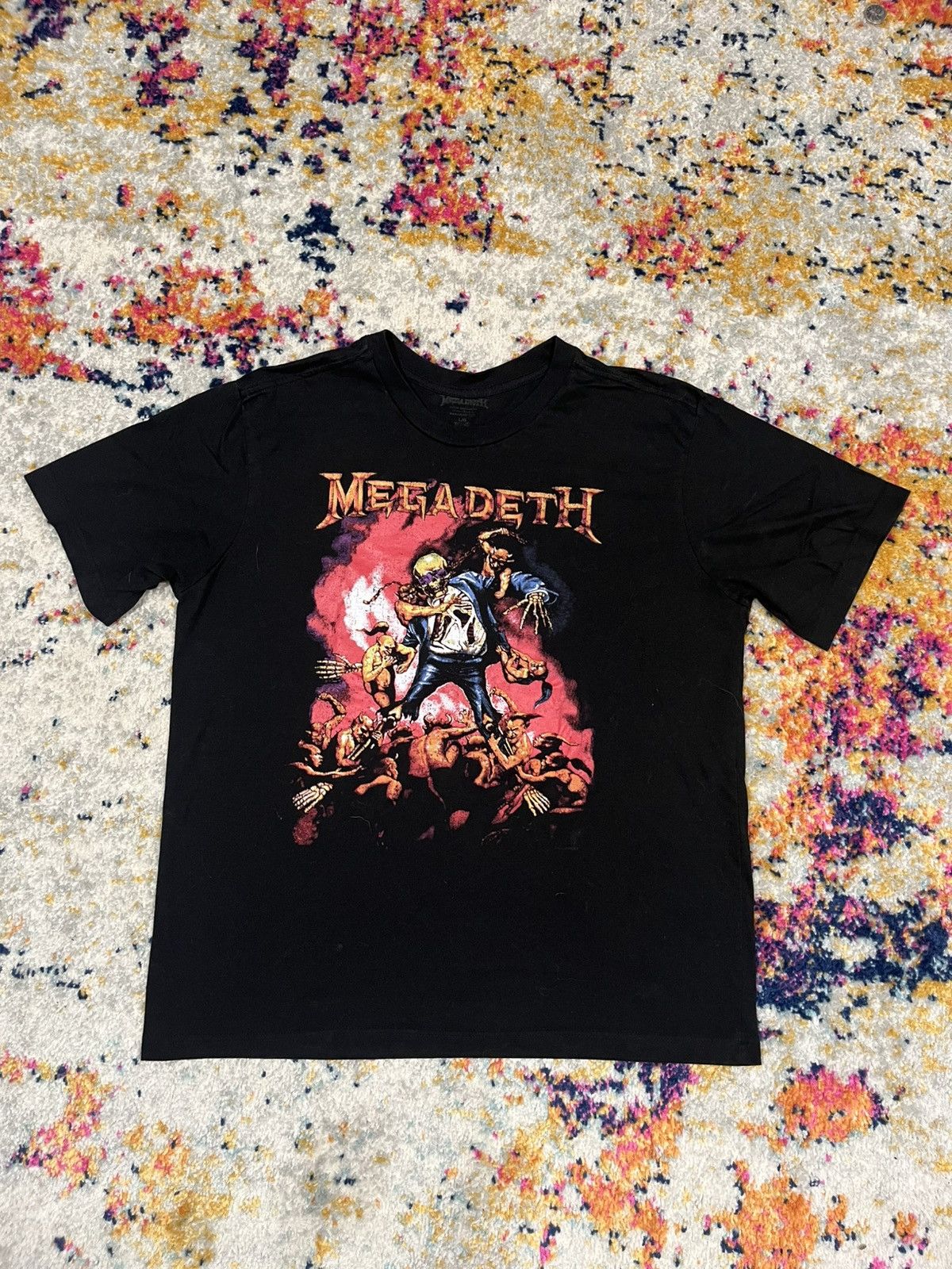 Vintage Megadeth Shirt Large Size US L / EU 52-54 / 3 - 2 Thumbnail