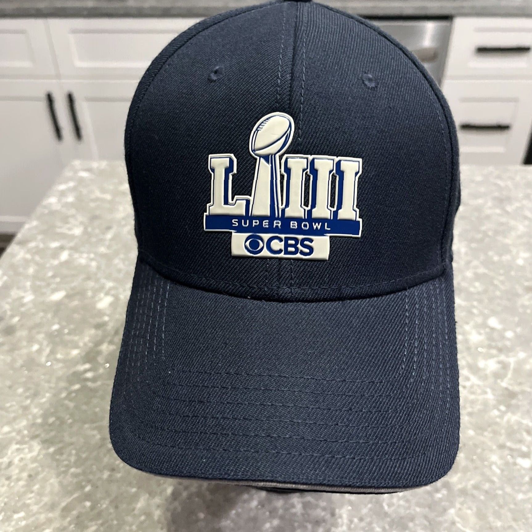 CB Sports CBS Sports Hat Baseball Cap One Size Men Blue Adjustable Logo Football NFL Size ONE SIZE - 2 Thumbnail