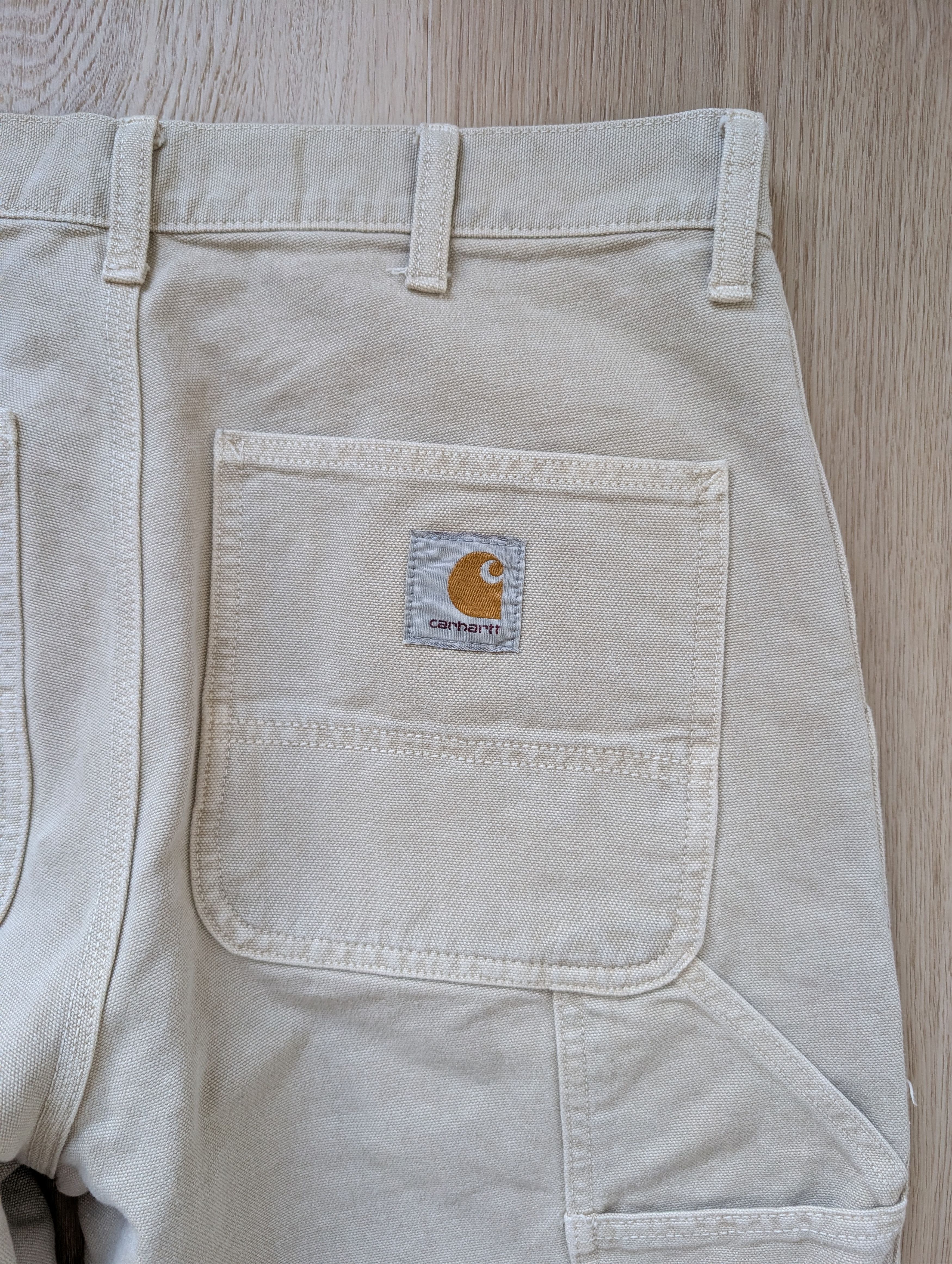 Carhartt Carhartt WIP Single Knee Pant Men’s Beige Canvas Pants 31x32 Size US 31 - 8 Thumbnail