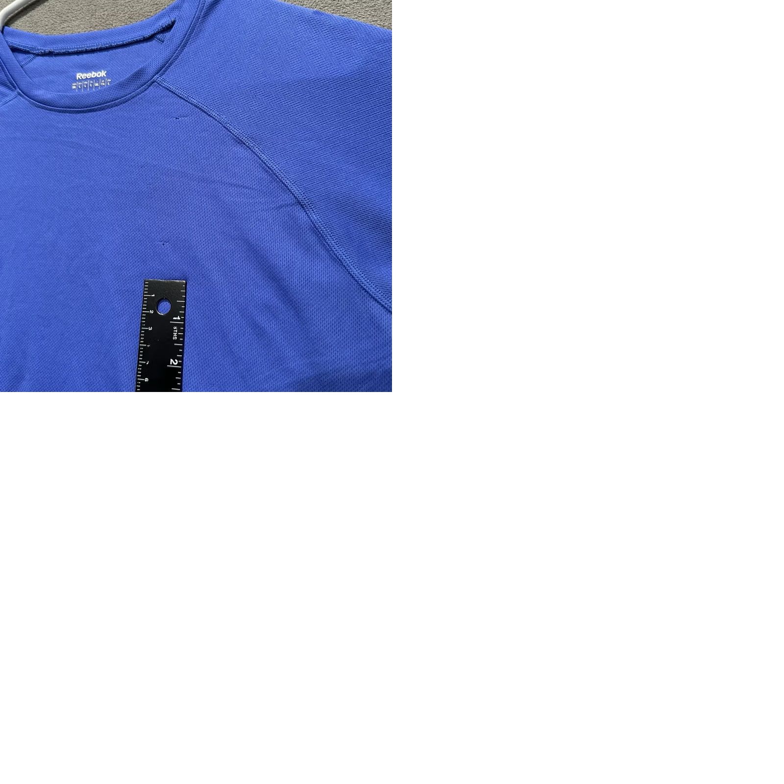 Reebok Reebok Shirt Womens Large Blue Long Sleeve Athletic Play Dry Performance EUC Size L / US 10 / IT 46 - 9 Thumbnail
