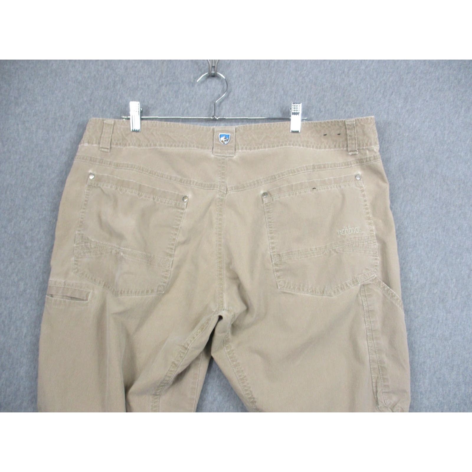 Vintage Kuhl Revolvr Pants Mens 40x32 Khaki Outdoor Hiking 5 Pocket Gusseted Quick Dry Size US 40 / EU 56 - 7 Thumbnail
