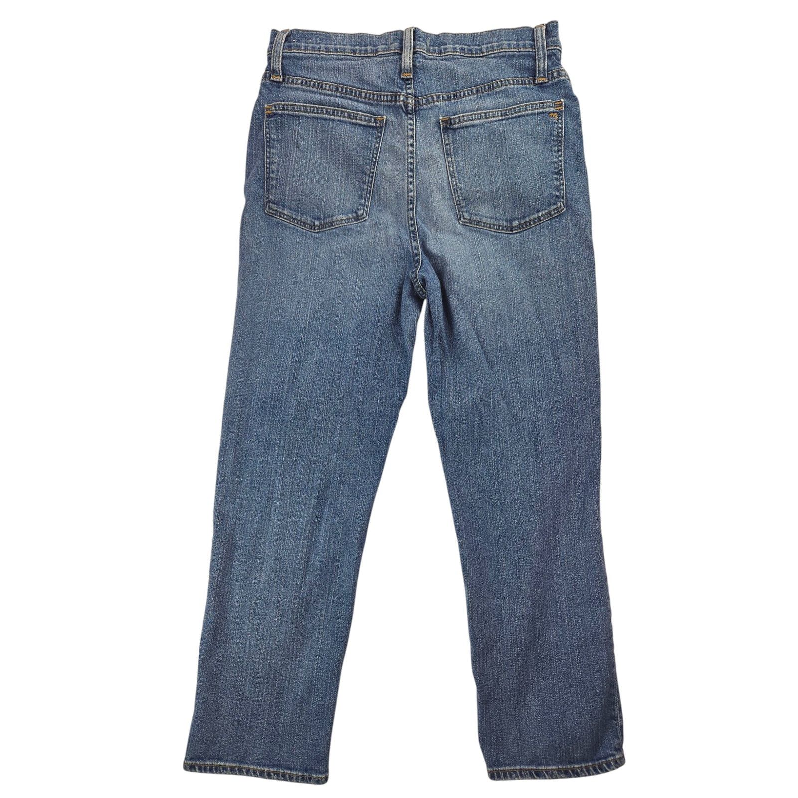 Madewell Madewell | Distressed, Hi-Rise, Classic Straight Jeans | 29 Size 29" - 3 Thumbnail