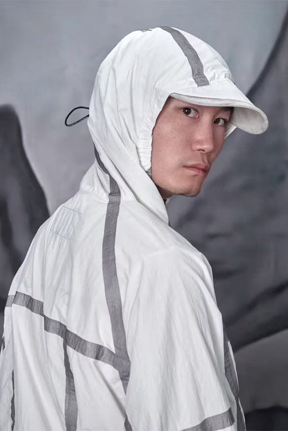Tobias Birk Nielsen !DS! SS23 Iso Poetism Tobias Birk Nielsen White Nylon Jacket Size US L / EU 52-54 / 3 - 7 Thumbnail