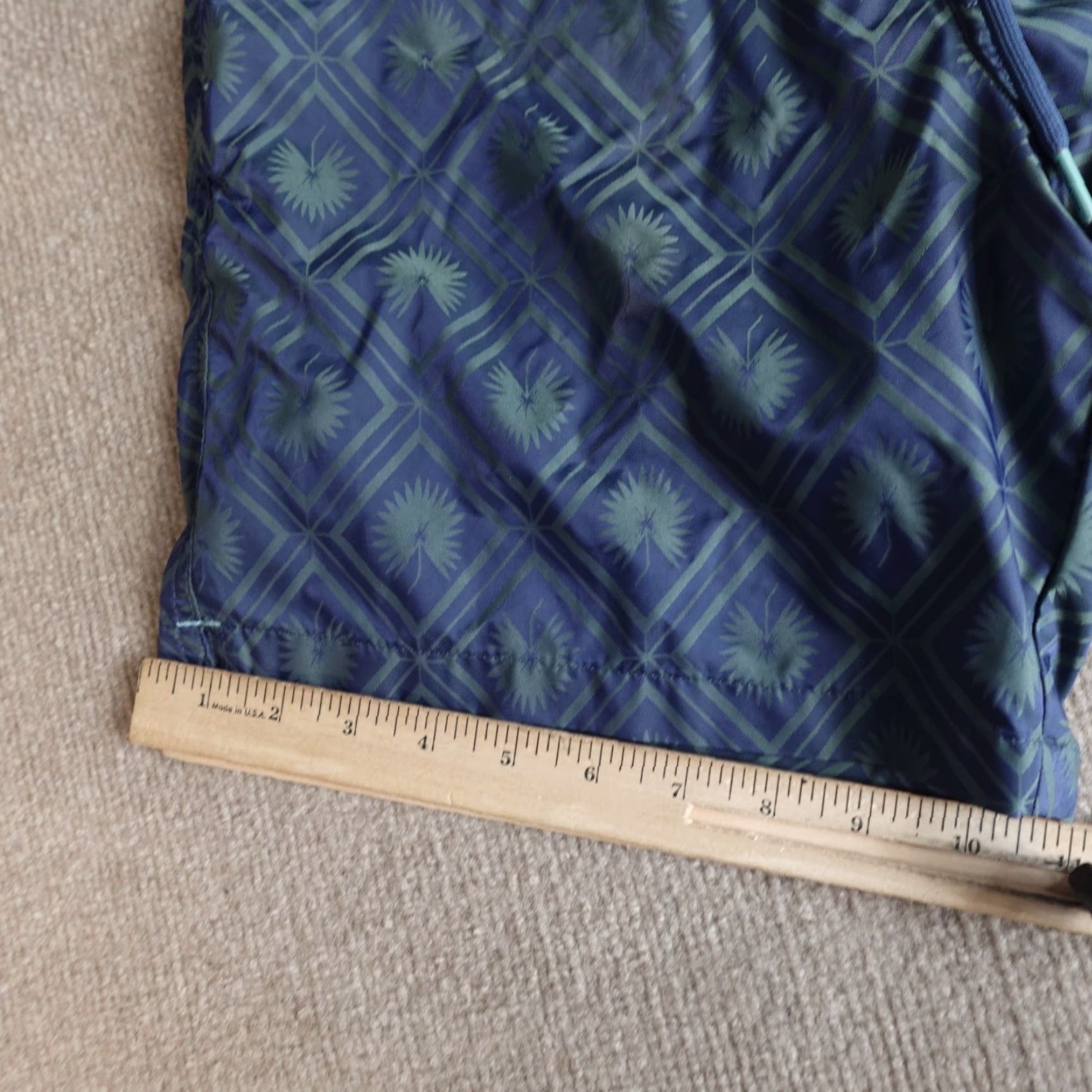 Scotch & Soda Scotch & Soda Shorts Small Geometric Lined Drawstring Men's S Blue Floral Casual Summer Athletic Vintage: No? Size US 29 - 5 Thumbnail