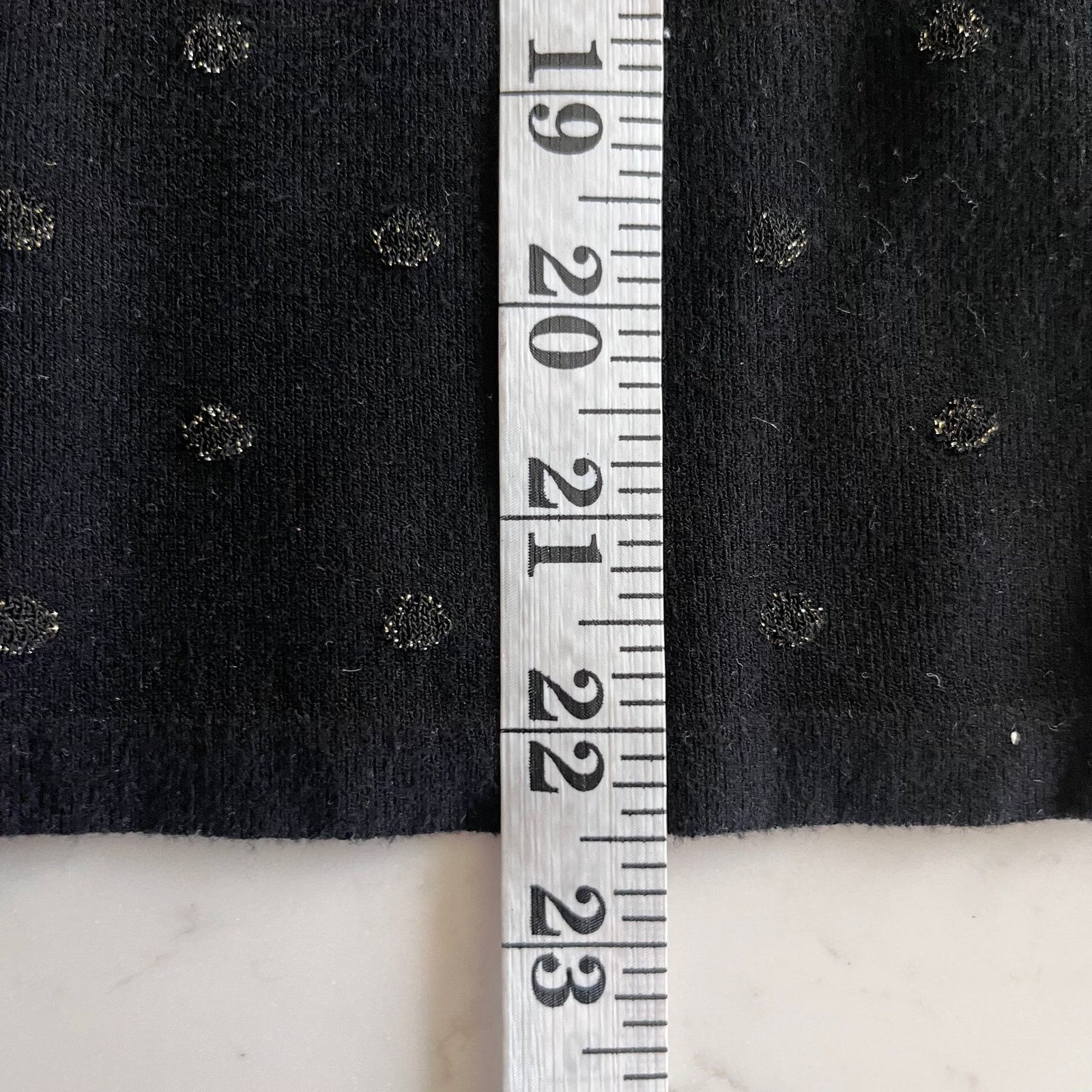 Escada Escada black gold dot knit short sleeve sweater size Large Size L / US 10 / IT 46 - 6 Thumbnail