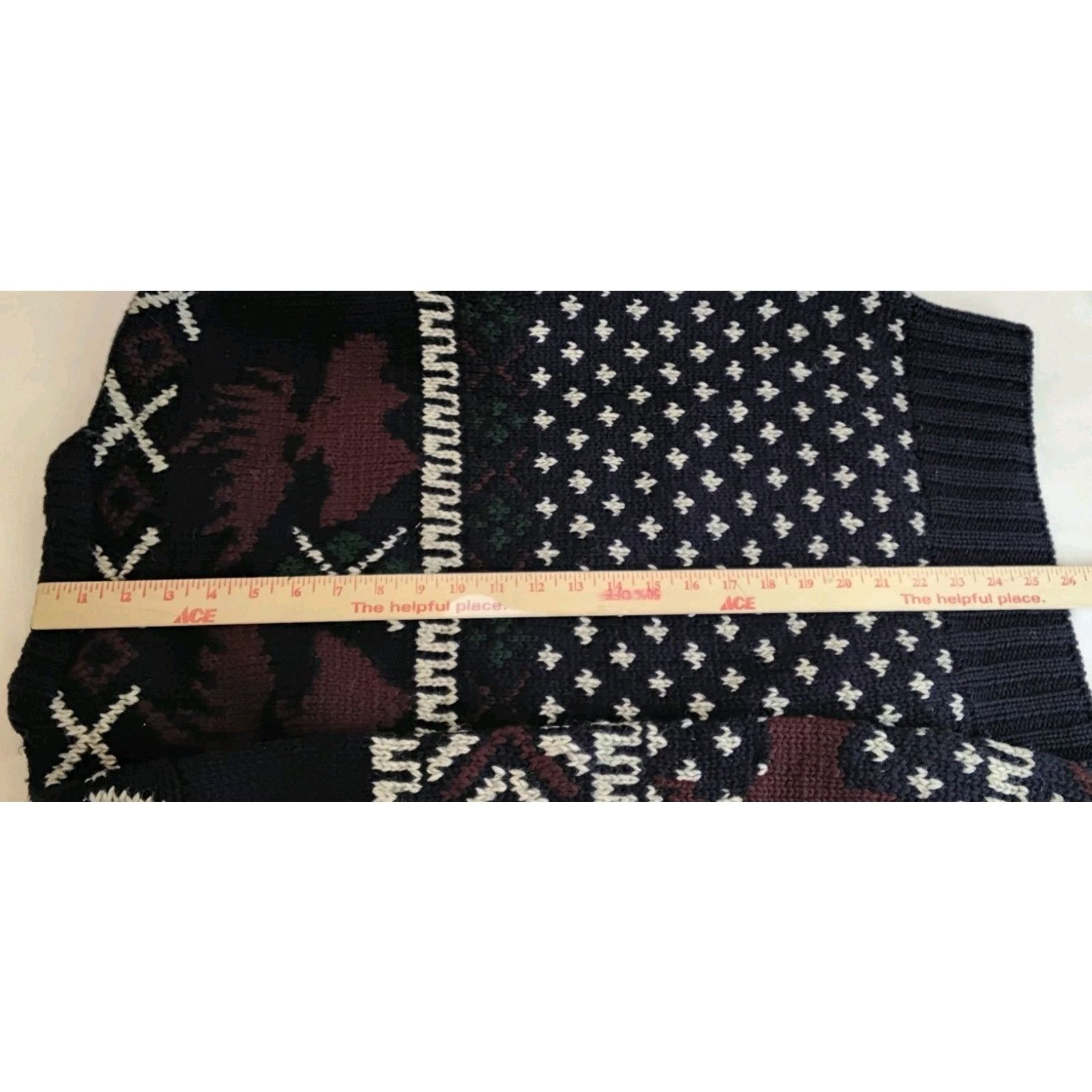 Lauren Ralph Lauren Ralph Lauren Handknit Sweater Women's S 90's Wool Blue Label Size S / US 4 / IT 40 - 17 Thumbnail