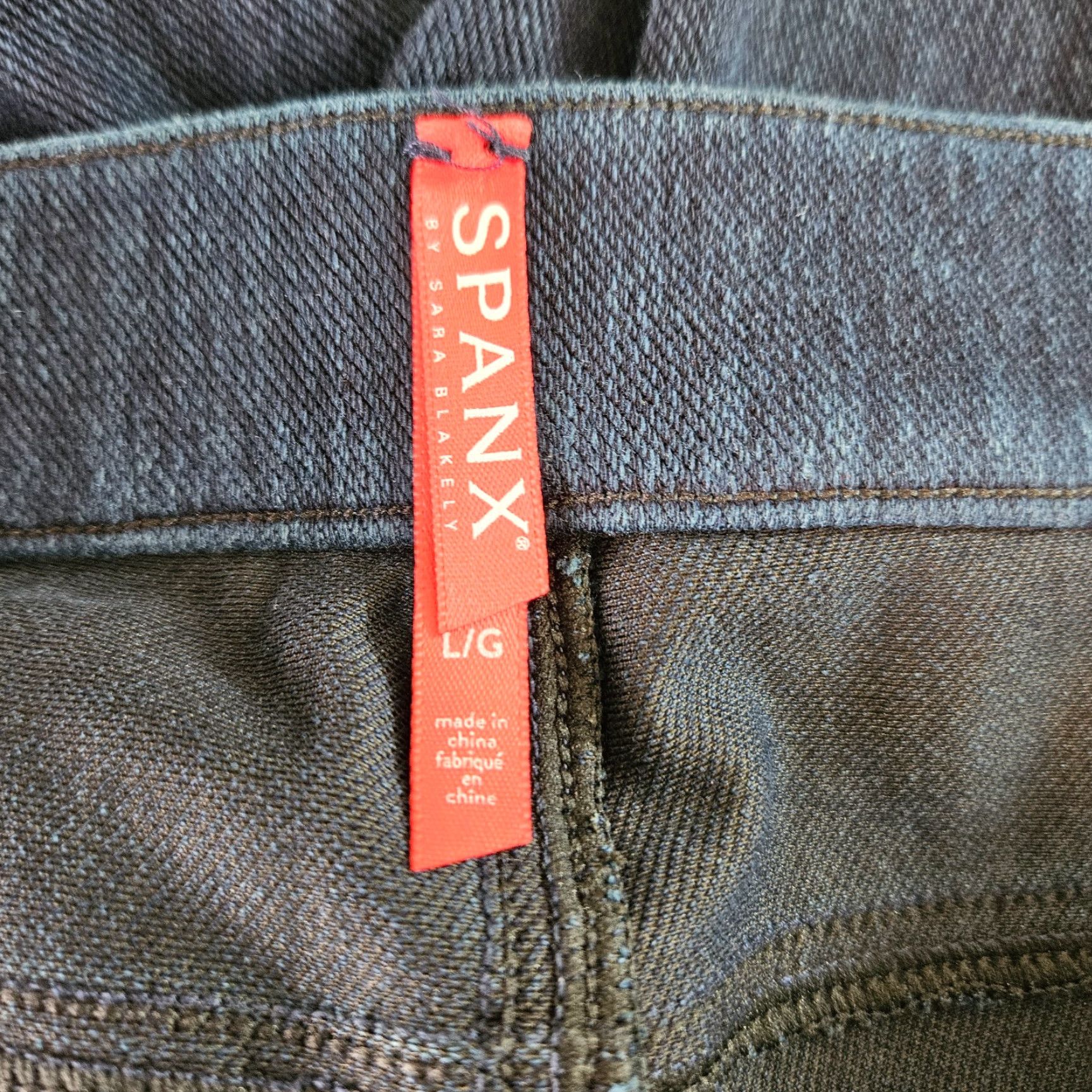 Spanx Spanx Womens Leggings Jeans Ankle High Rise Pull On L Blue Size L Size 36" / US 14 / IT 50 - 7 Thumbnail