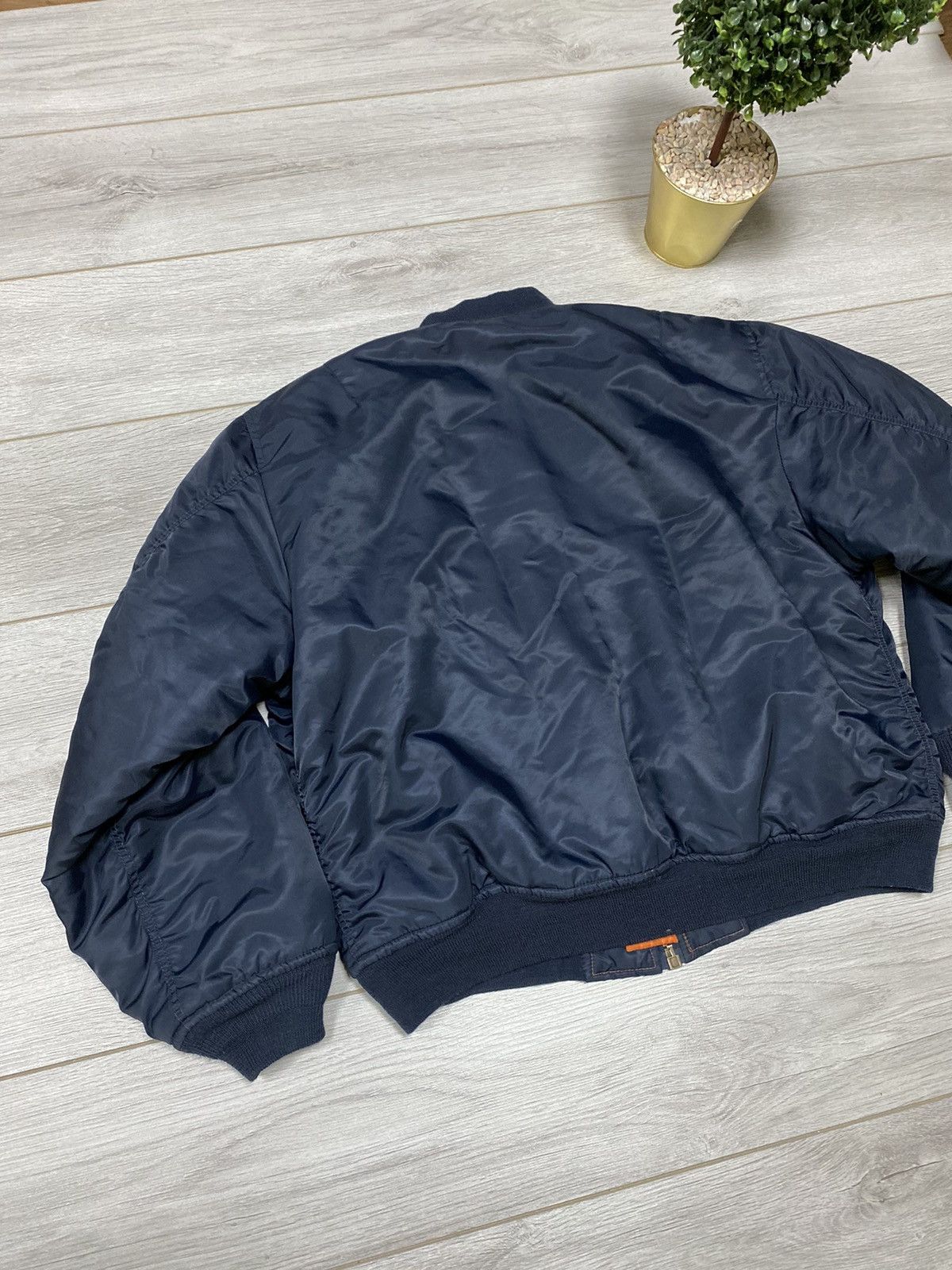 Vintage Ma1 Flyer military Vintage Bomber Jacket double side Size US L / EU 52-54 / 3 - 7 Thumbnail