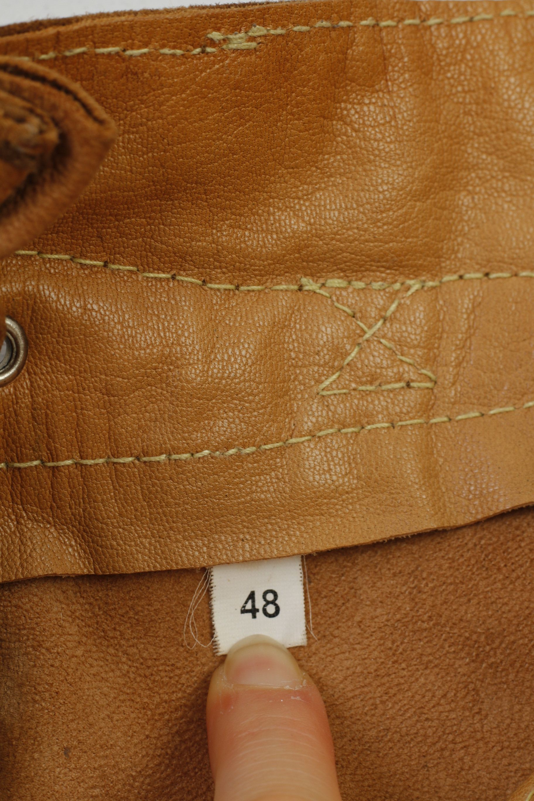 Vintage Country Maddox Men 48 Leather Trousers Brown Vintage 10395 Size US 38 / EU 54 - 6 Thumbnail