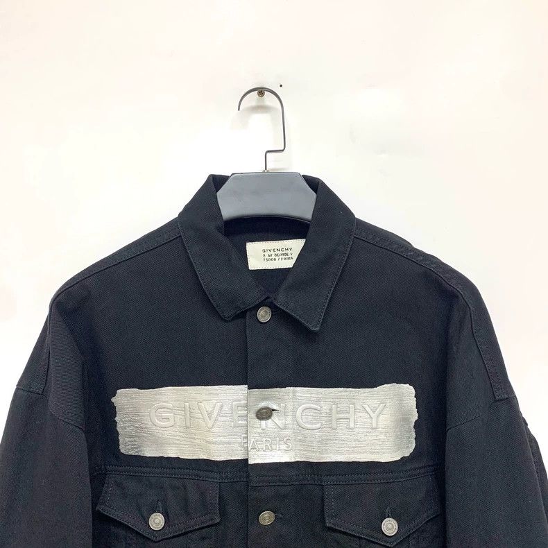 Givenchy Givenchy Slate Blue Denim Jacket, L Size, Black Size US L / EU 52-54 / 3 - 3 Thumbnail
