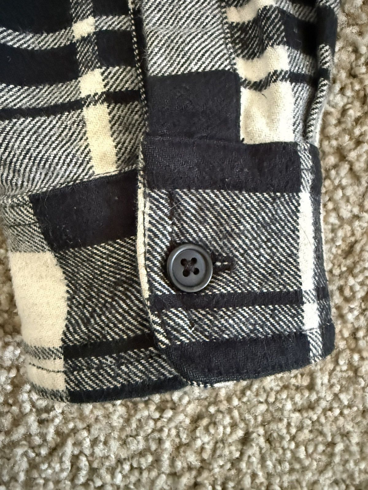 Vintage Indystry Black & White Checkered Flannel Size US S / EU 44-46 / 1 - 12 Thumbnail