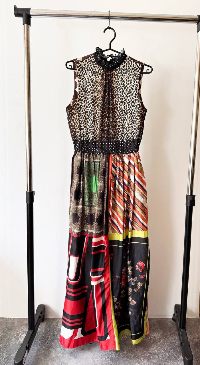 Dolce & Gabbana × Vintage D&G Dolce & Gabbana Vintage Leopard Maxi Dress Size M / US 6-8 / IT 42-44 - 10 Thumbnail