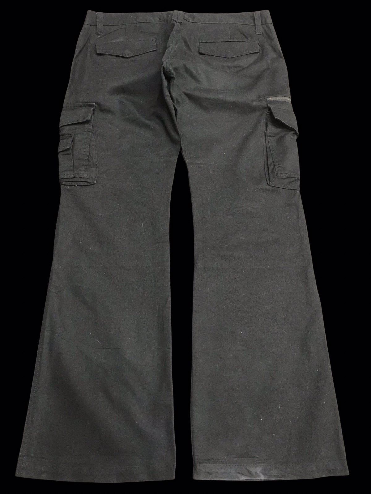 Japanese Brand 💥FLARE💥Root Three Japan Military Zipper Cargo Pant Size US 35 - 2 Thumbnail