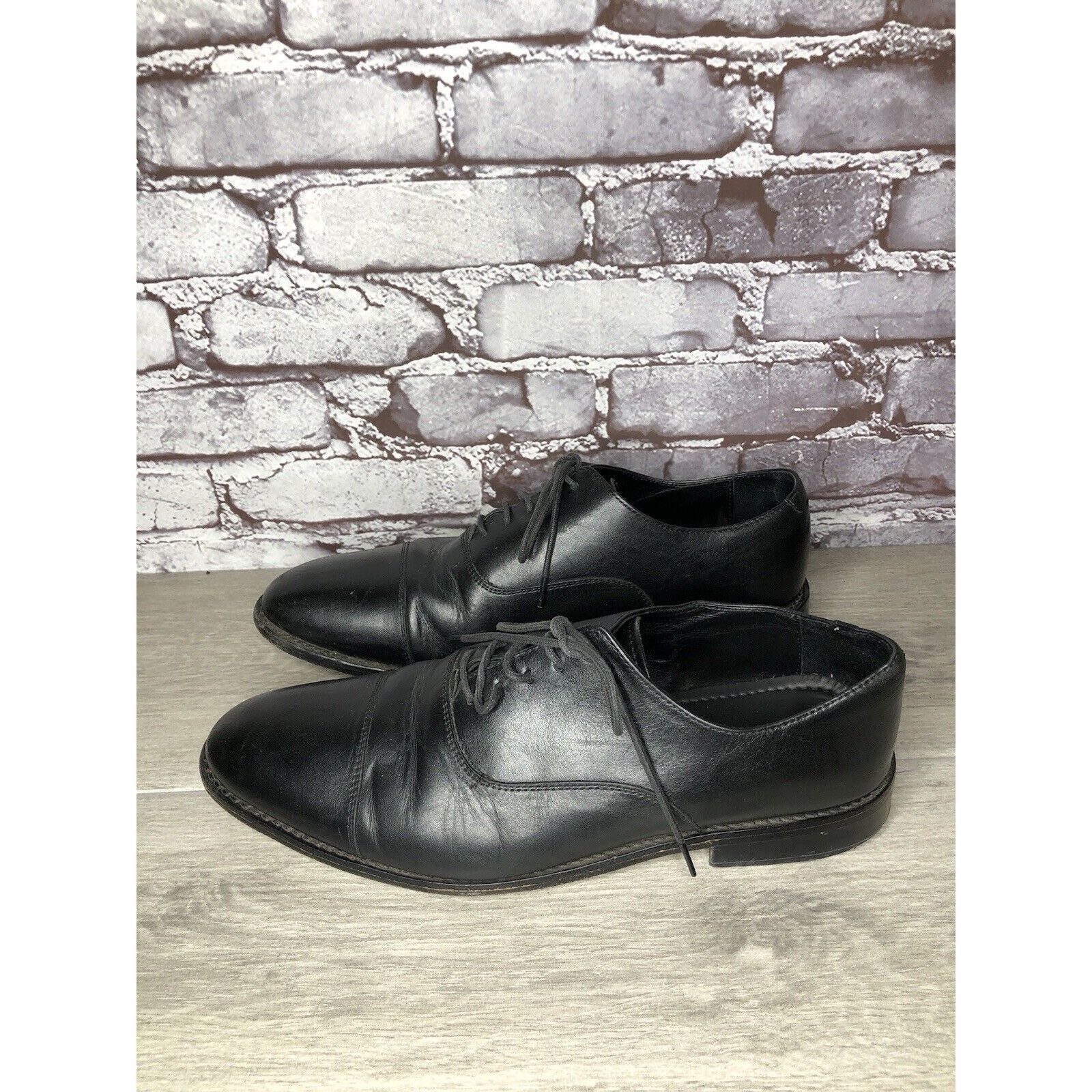 Other ANTHONY VEER Essentials Black Leather Goodyear Oxfords Cap T Size US 10 / EU 43 - 7 Thumbnail