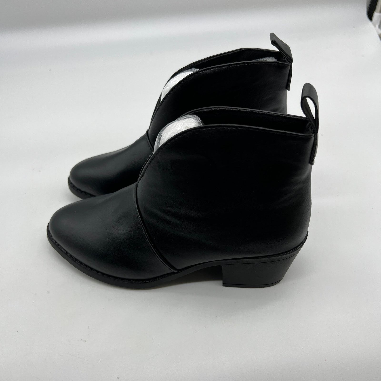 Other Women Chunky Heel Ankle BootsV Cut Fashion Slip Size US 6.5 / IT 36.5 - 4 Thumbnail