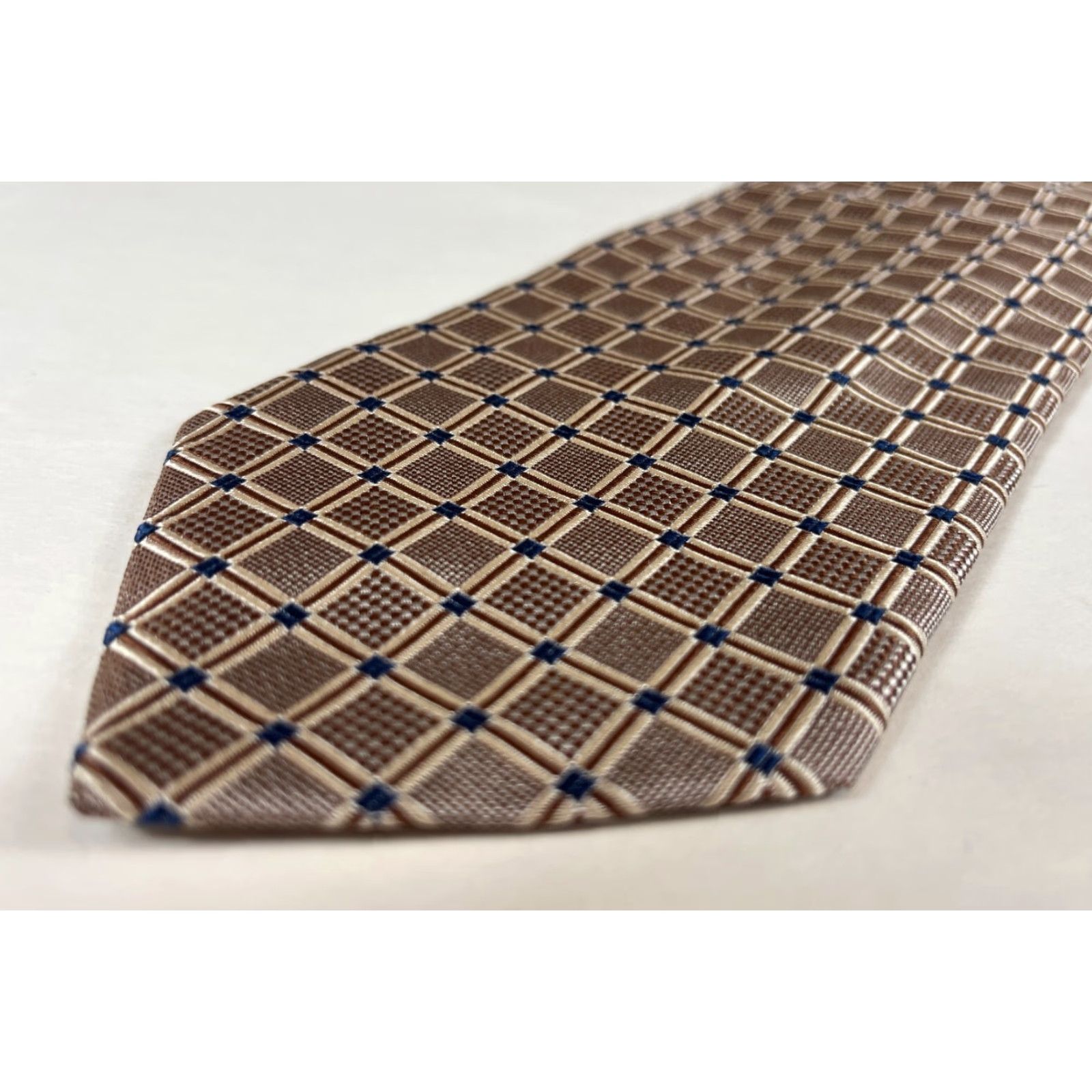 Ermenegildo Zegna Ermenegildo Zegna Tie Men's Silk Luxury Geometric Textured Multicolor Made in Italy Size ONE SIZE - 4 Thumbnail