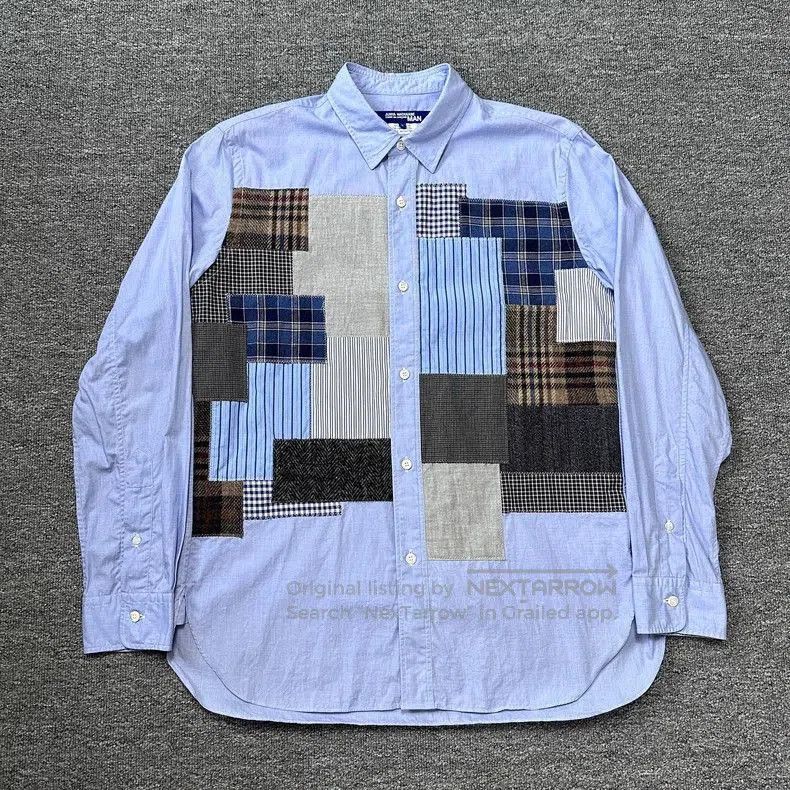 Junya Watanabe Junya Watanabe Man Deconstructed Patchwork Shirt. Size US S / EU 44-46 / 1 - 1 Thumbnail
