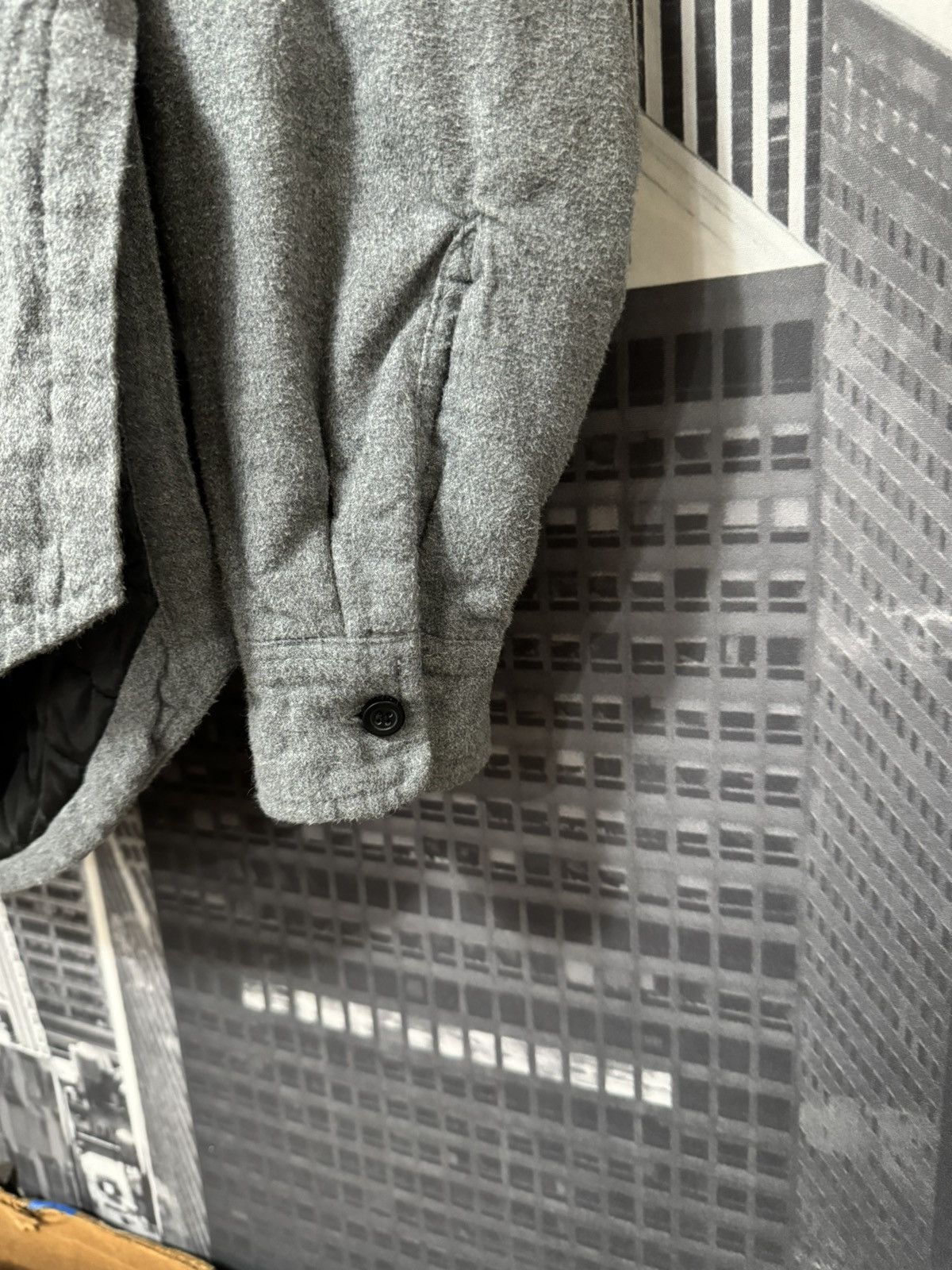 Essentials × FOG × Fear of God Fear of God Essentials OG Quilted Jacket Gray SZ Medium 💥 Size US M / EU 48-50 / 2 - 4 Thumbnail
