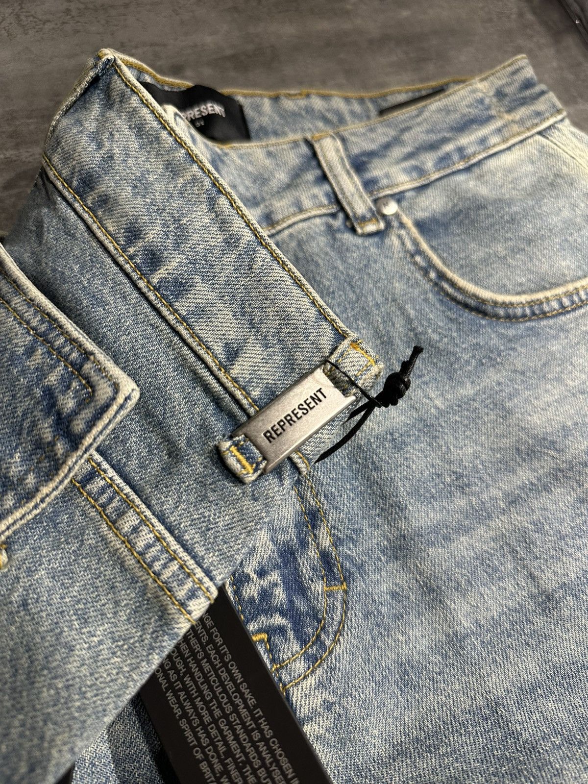 Represent Clo. Represent R3 Cargo Denim Jeans Size US 31 - 5 Thumbnail