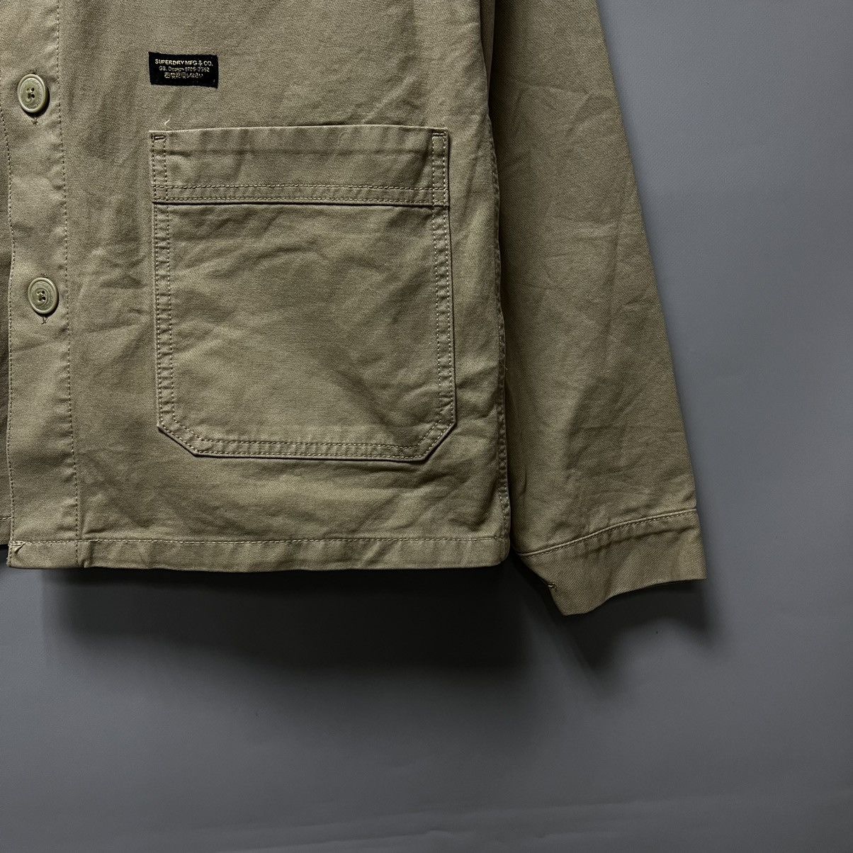 Superdry Worker Jacket SuperDry UTL Beige new with tags y2k Size US M / EU 48-50 / 2 - 5 Thumbnail
