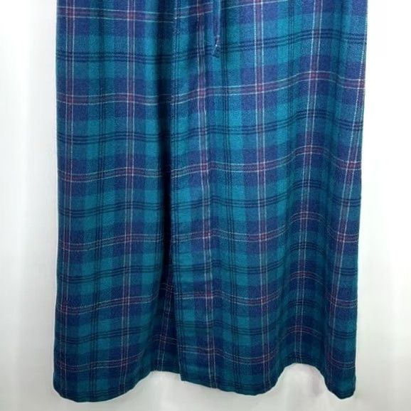 Pendleton VINTAGE Pendleton Wool Blue Plaid_Tartan Robe Shirt? Size ONE SIZE - 4 Thumbnail