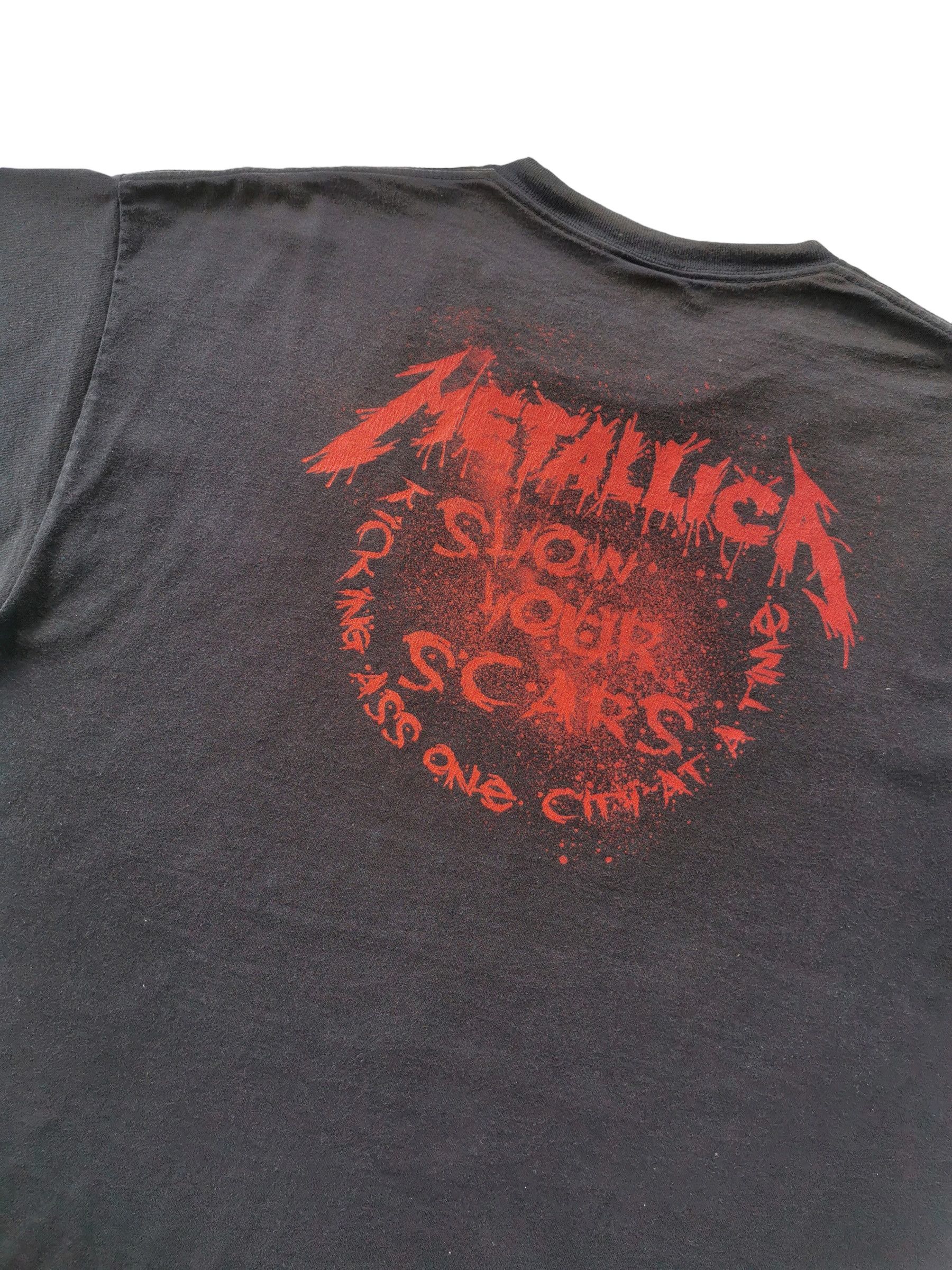 Metallica Vintage Metallica Band Ontario Tour 2008 Tshirt Size US XXL / EU 58 / 5 - 4 Thumbnail