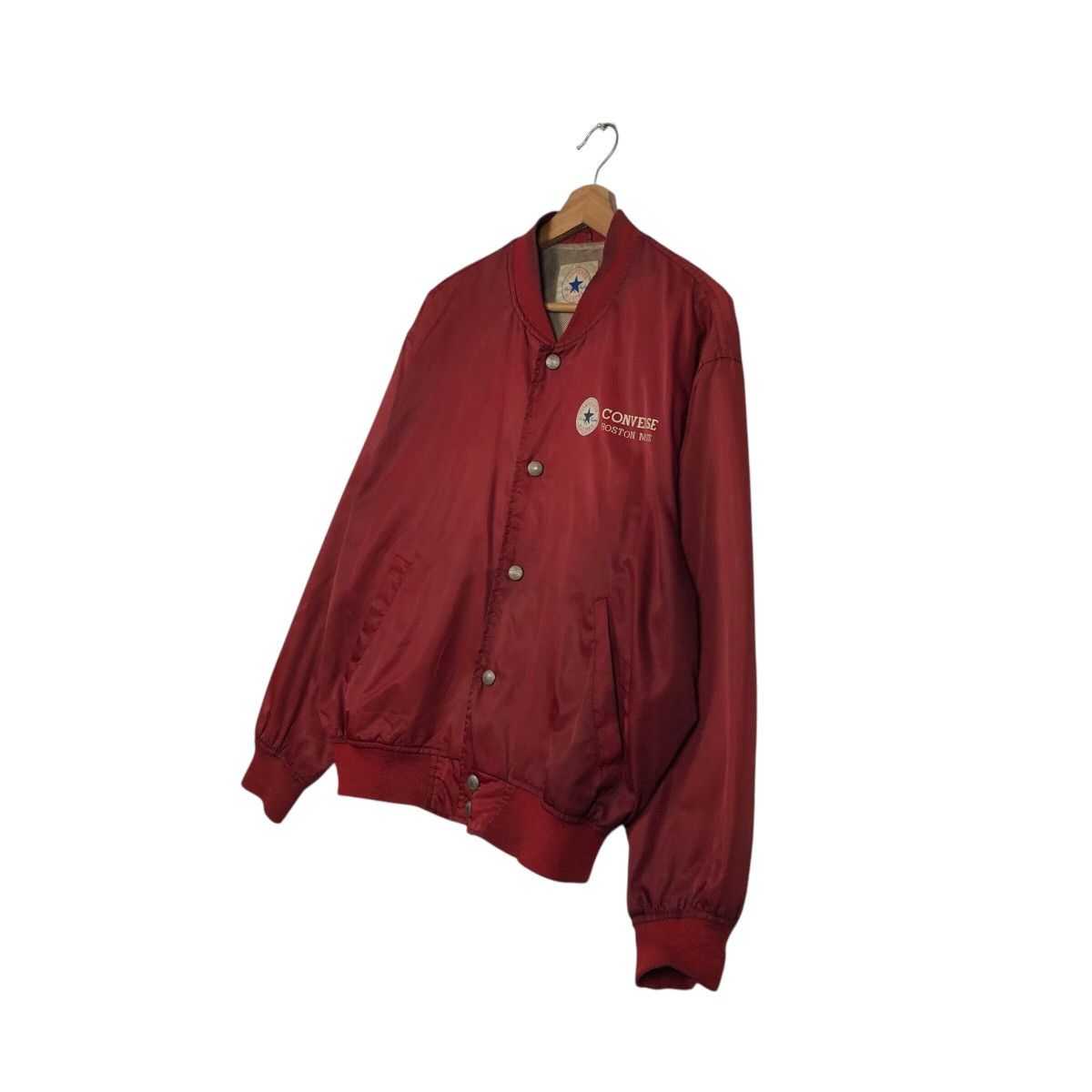 Japanese Brand 📌Vintage Bomber Jacket Converse All Star Boston Mass Usa Size US M / EU 48-50 / 2 - 4 Thumbnail