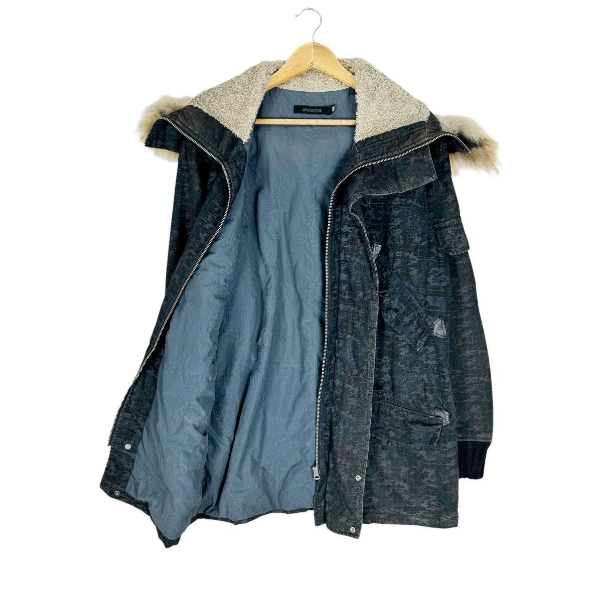 If Six Was Nine ☀️WESTBORNE HOODIE FUR DIGITAL CAMO JACKET Size US L / EU 52-54 / 3 - 9 Thumbnail
