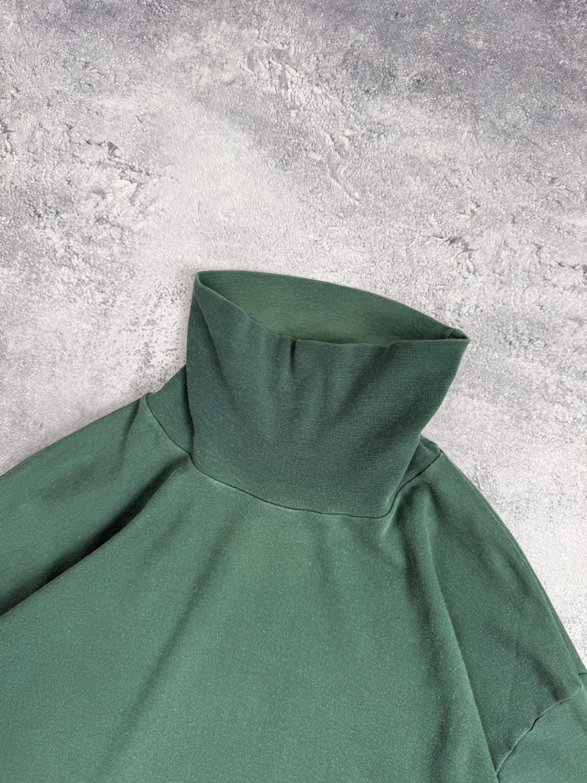 Sunspel Sunspel Forest Green Turtleneck Long Sleeve Sweatshirt Size US L / EU 52-54 / 3 - 10 Thumbnail