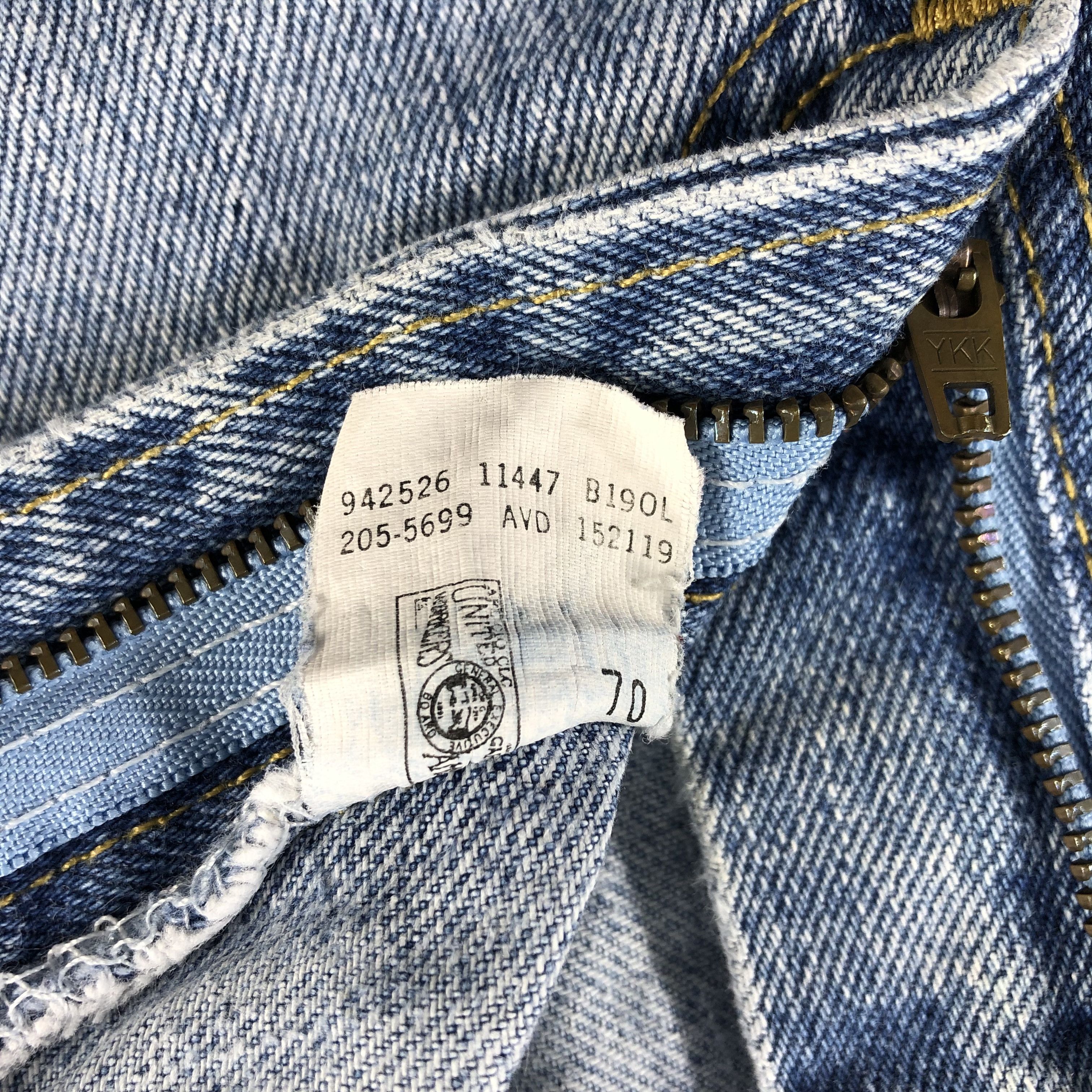 Lee Vintage Blue Wash Lee Jeans-J2506 Size US 33 - 11 Thumbnail
