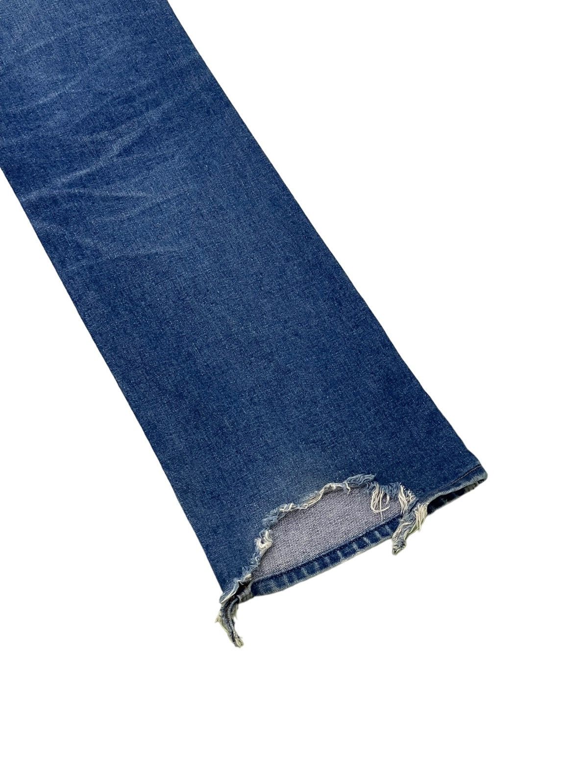 Wrangler Flare Jeans Vtg Wrangler USA Distress Boot Cut 7🟦5 Size US 28 / EU 44 - 14 Thumbnail