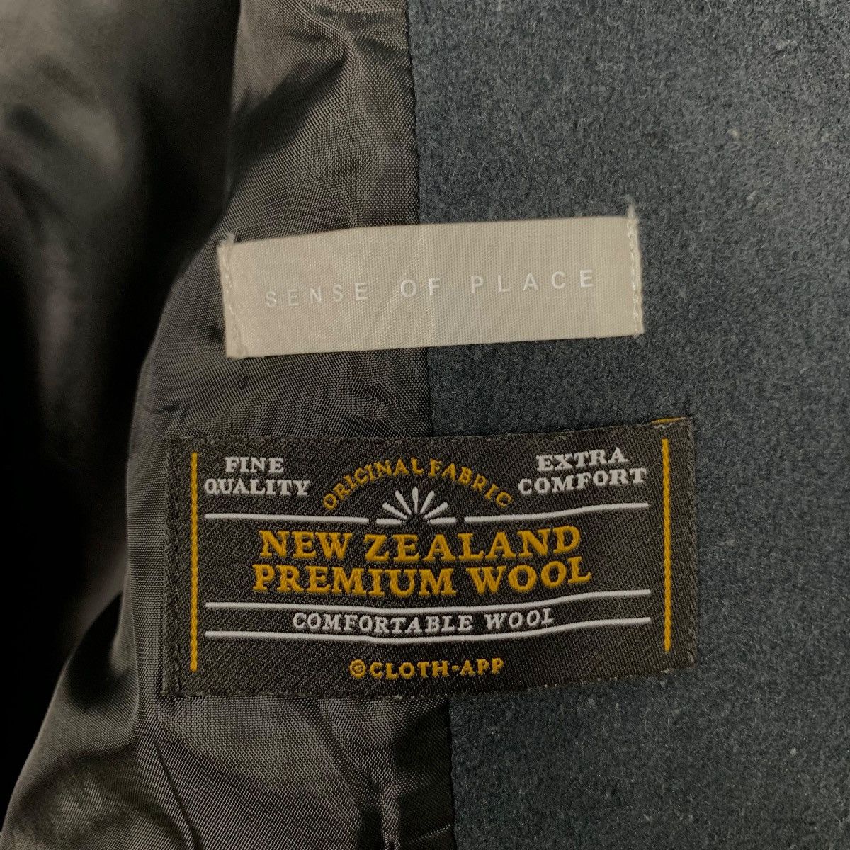 Japanese Brand SENSE OF PLACE Wool Blend Shacket Oversized #2775-C125 Size US M / EU 48-50 / 2 - 13 Thumbnail