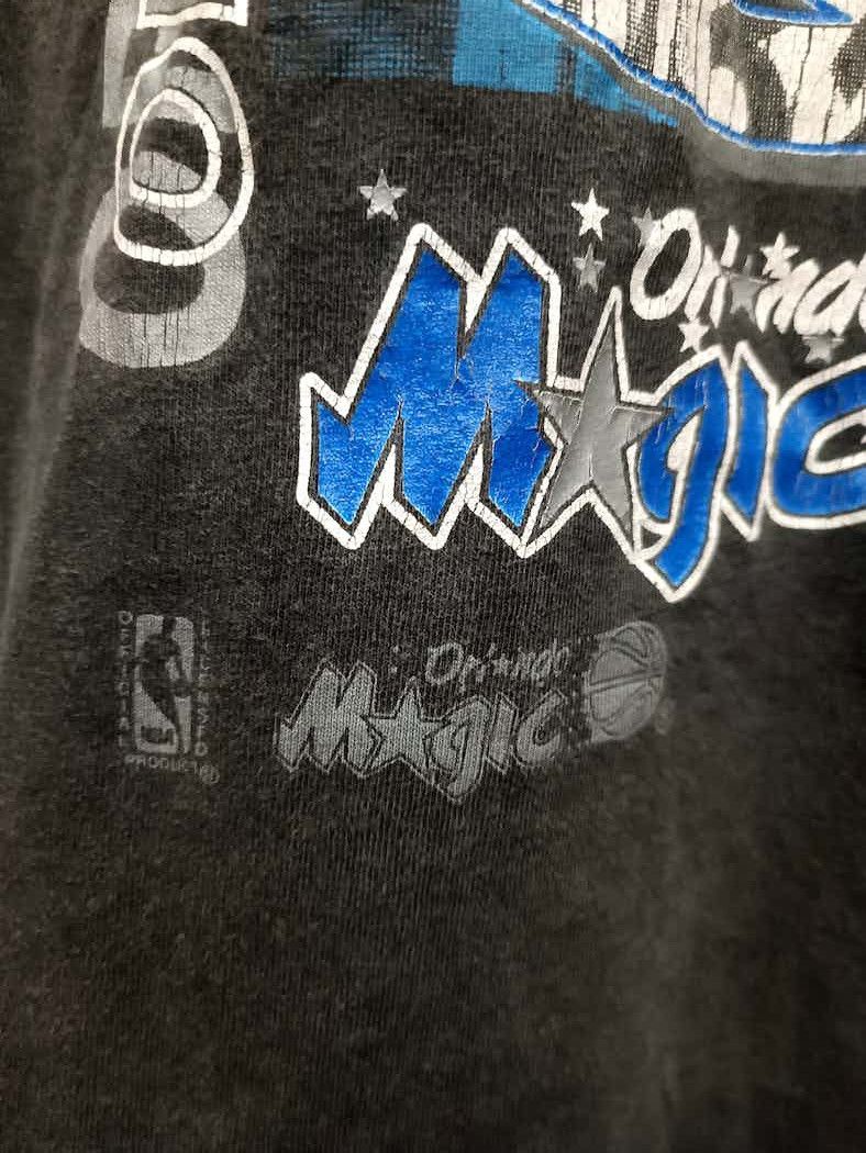 Logo 7 vintage 90s t shirt shaq orlando magic nba made in usa Size US XL / EU 56 / 4 - 2 Thumbnail