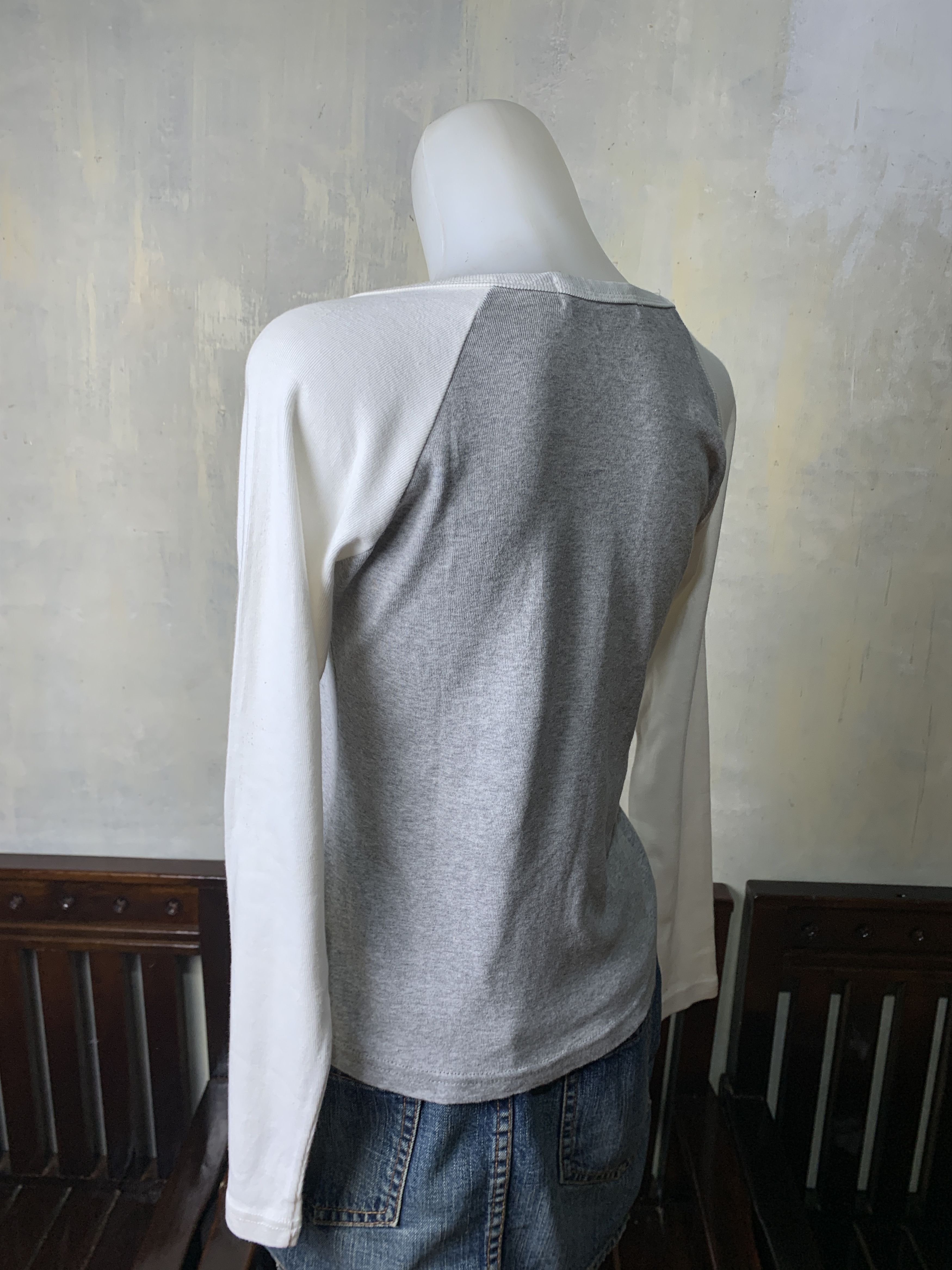 Japanese Brand HILLHOUSE Skull Rhinestones Raglan Tee (S) Size S / US 4 / IT 40 - 3 Thumbnail
