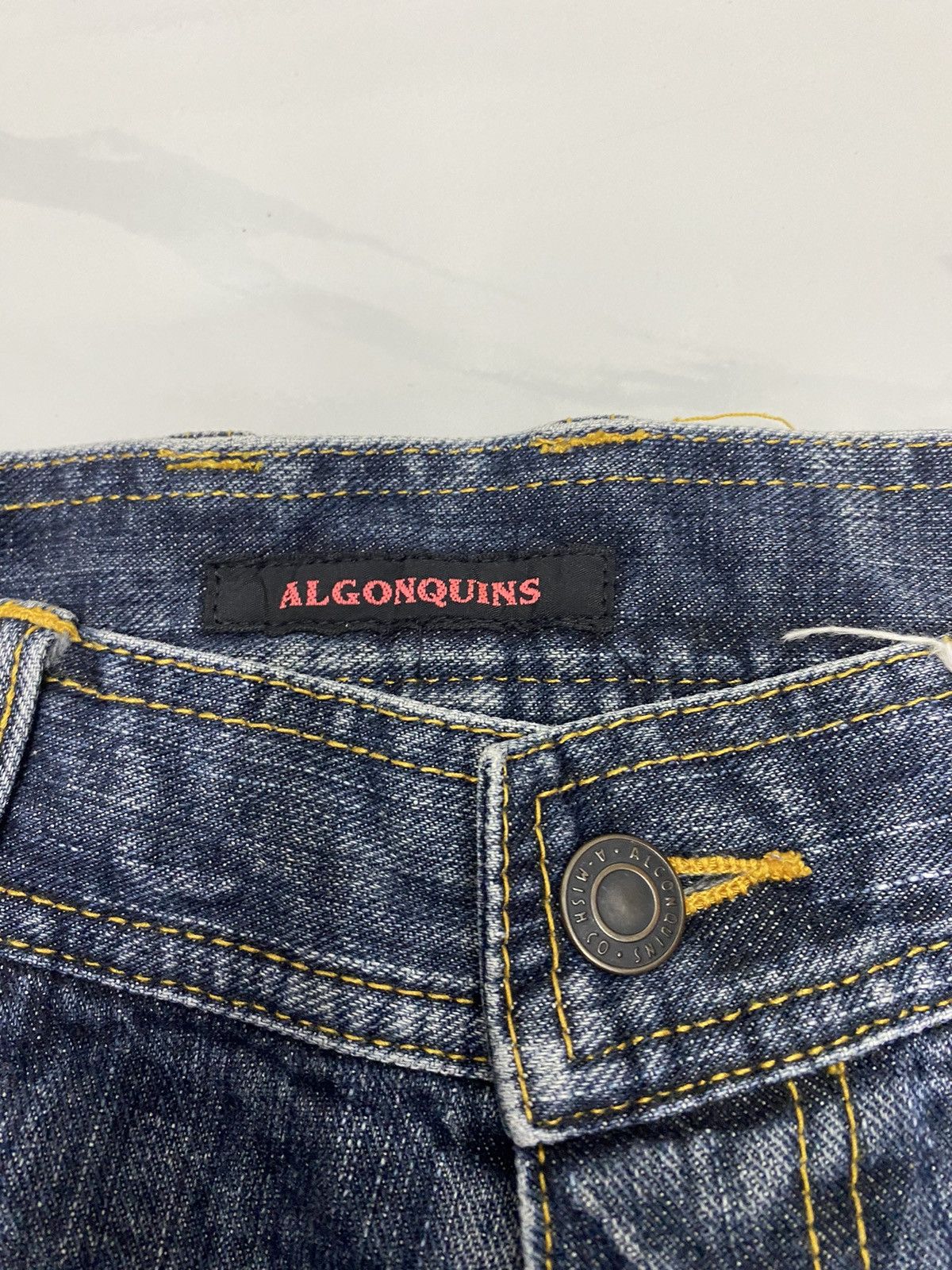 20471120 🔥ALGONQUINS PUNK POEM DISTRESS DENIM JUNYA WATANABE STYLE Size US 30 / EU 46 - 8 Thumbnail