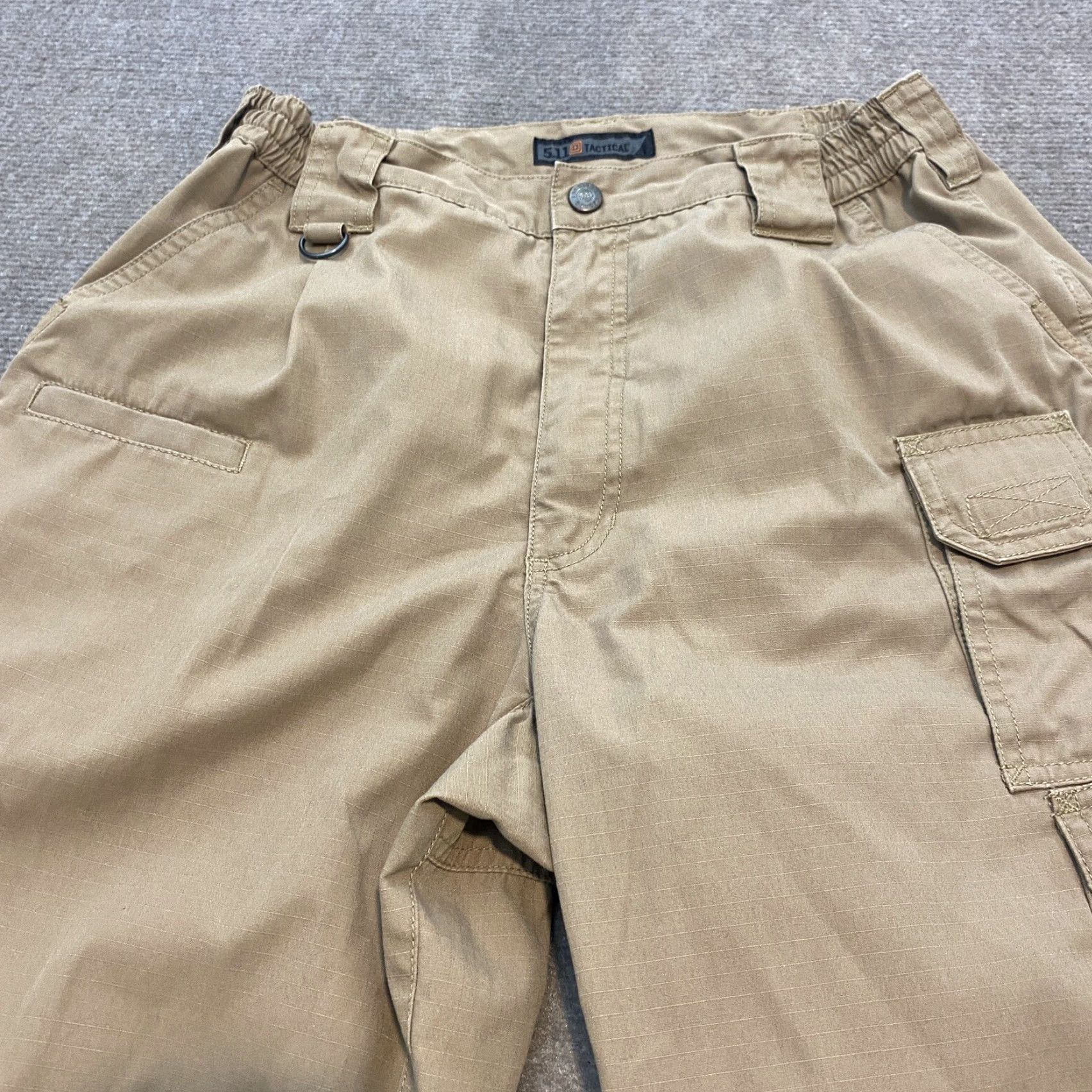 Vintage 5.11 Tactical Cargo Pants Mens Double Knee Army Outdoor Rip Stop 31x29 Size US 31 - 2 Thumbnail
