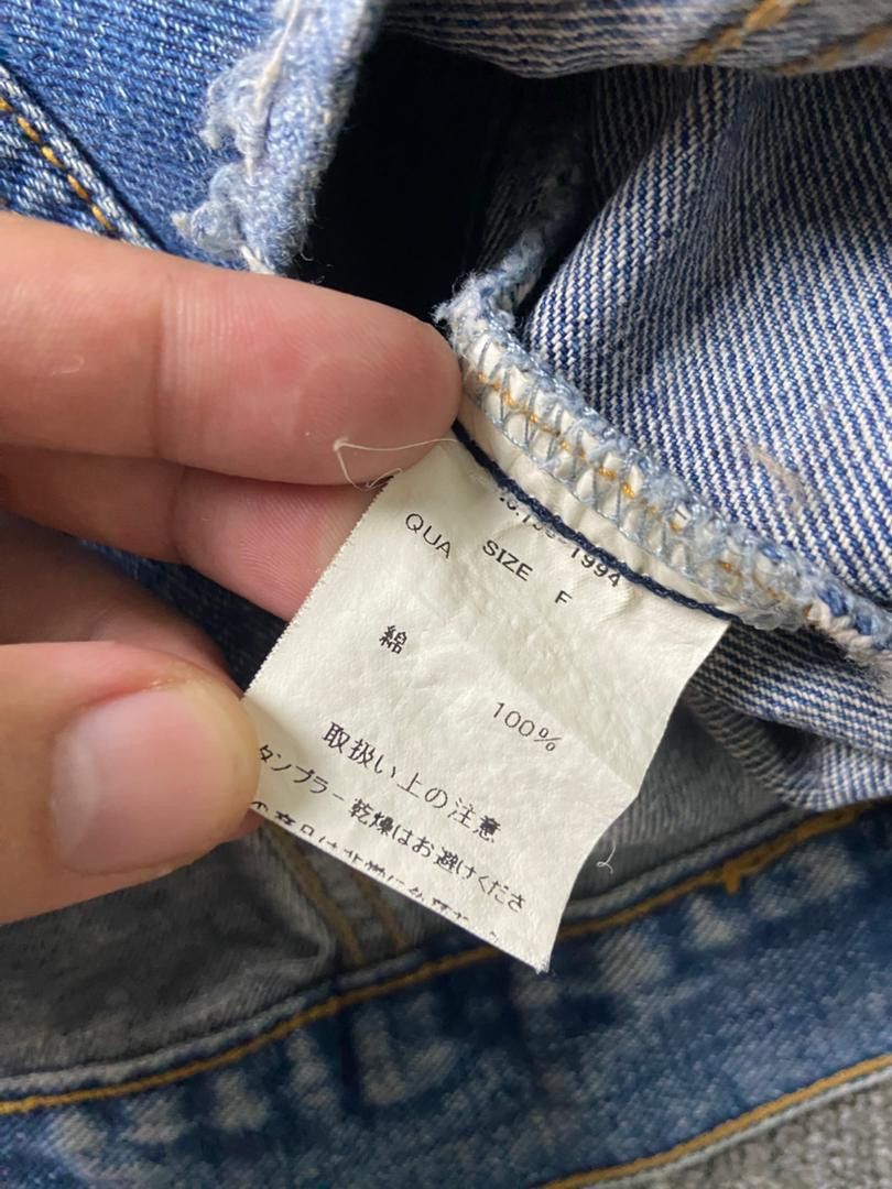 Japanese Brand ANAP Brand Distressed Denim Jacket (186) Size US M / EU 48-50 / 2 - 4 Thumbnail